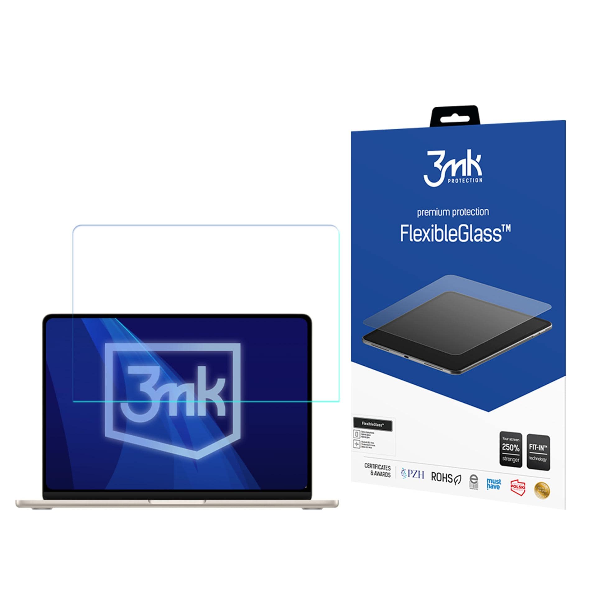 3mk FlexibleGlass™ hybridglas för MacBook Air 13" 2022 (M2)