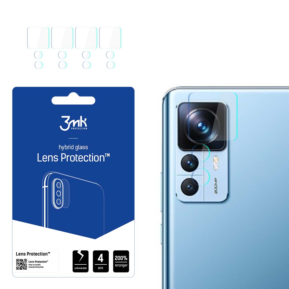 3mk Lens Protection™ hybridkameraglas för Xiaomi 12T / 12T Pro