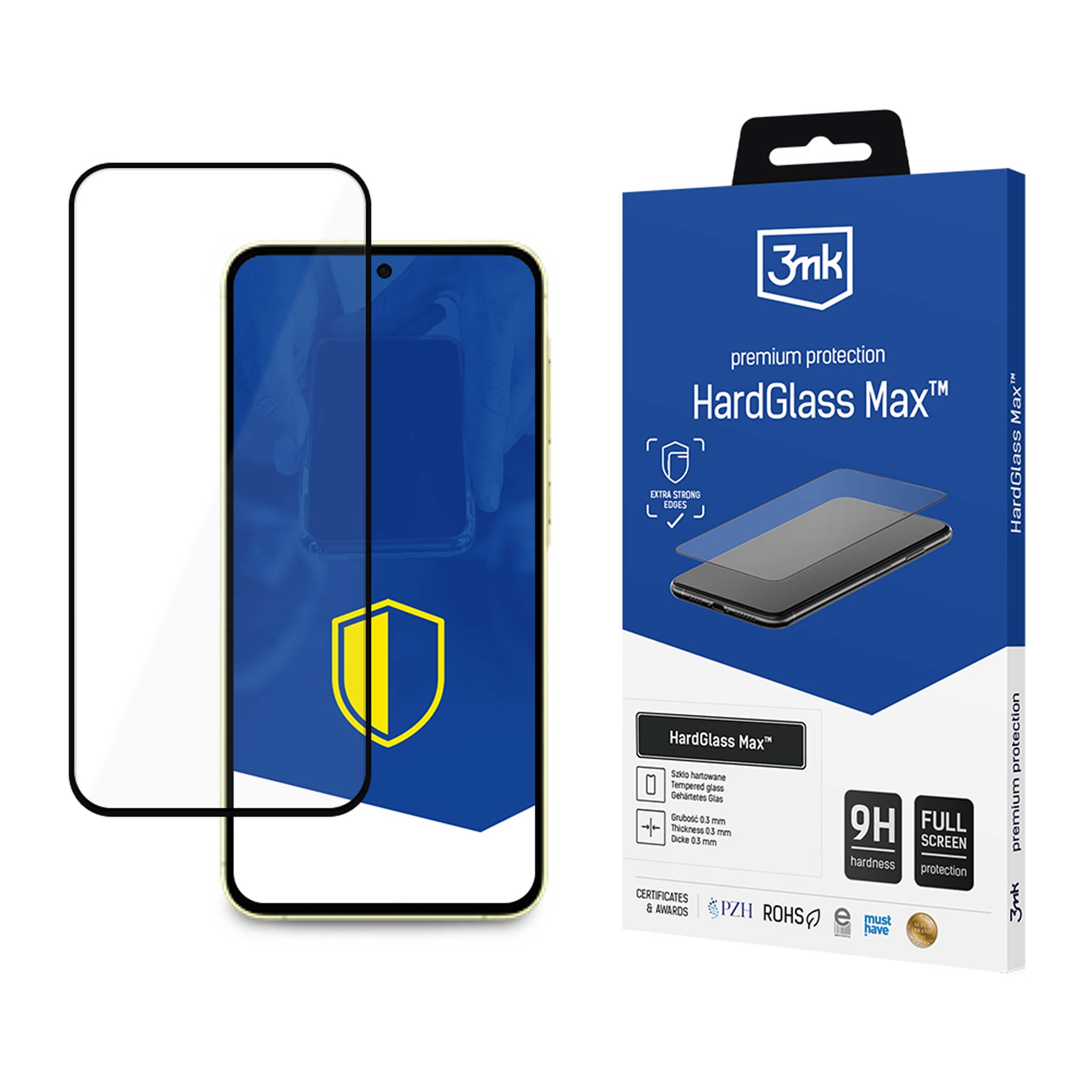 9H 3mk HardGlass Max™-glas på Xiaomi 13