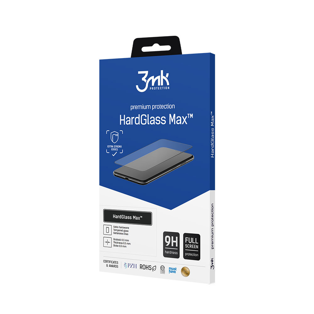 Härdat glas till Samsung Galaxy A54 5G, 9H, 3mk, HardGlass Max-serien