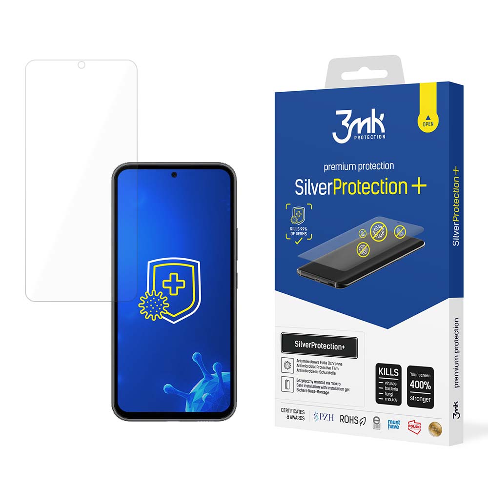 Skärmskydd Samsung Galaxy A54 5G – antibakteriellt gamers, 3mk Silver Protection+-serien