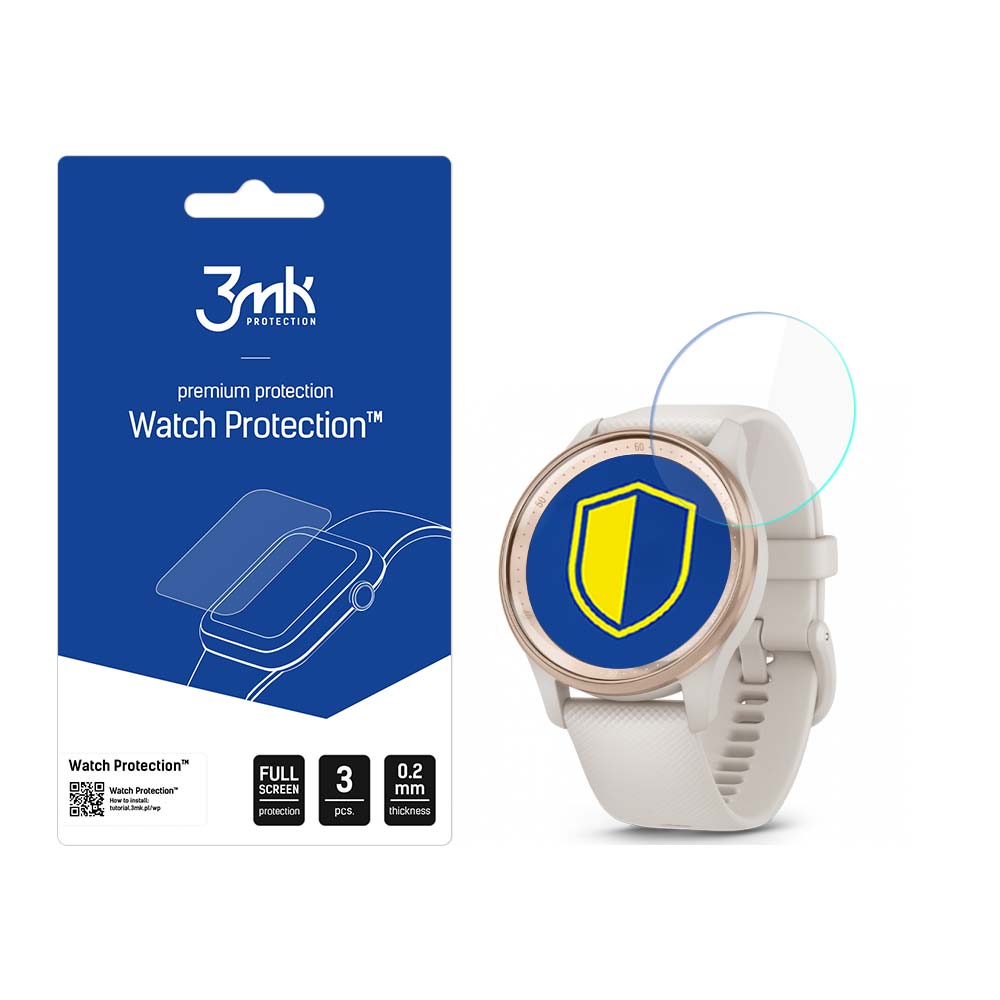 3mk Watch Protection™ mot ARC+ skyddsfilm för Garmin Vivomove Trend