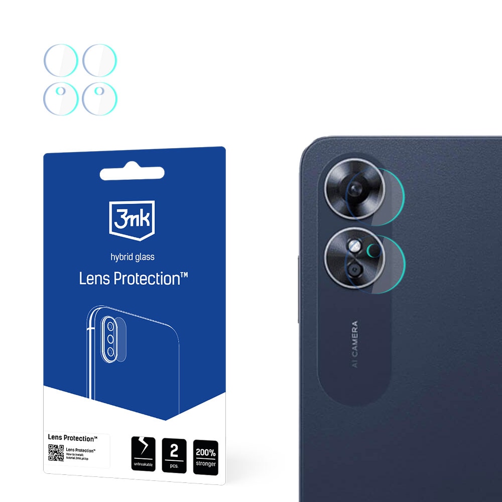 3mk Lens Protection™ hybridkameraglas till Oppo A17