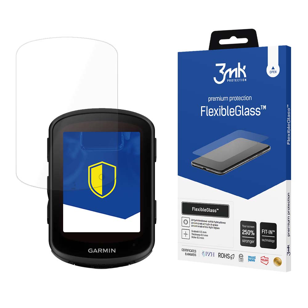 3mk FlexibleGlass™ hybridglas för Garmin Edge 840