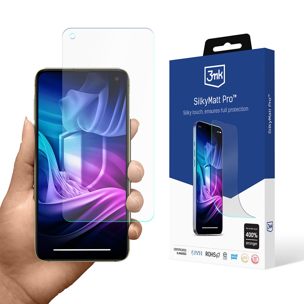 Matt skyddsfilm 3mk Silky Matt Pro för Samsung Galaxy S10e