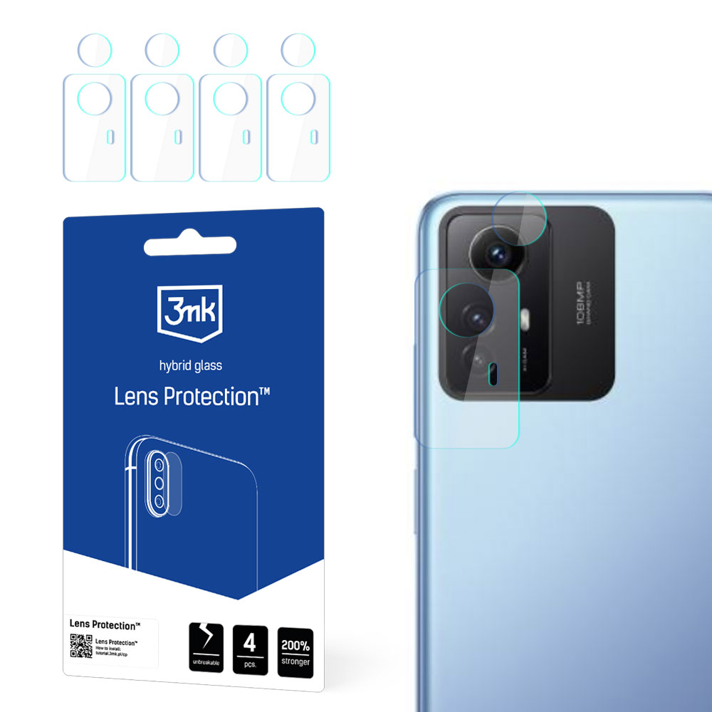 3mk Lens Protection™ hybridkameraglas till Xiaomi Redmi Note 12s
