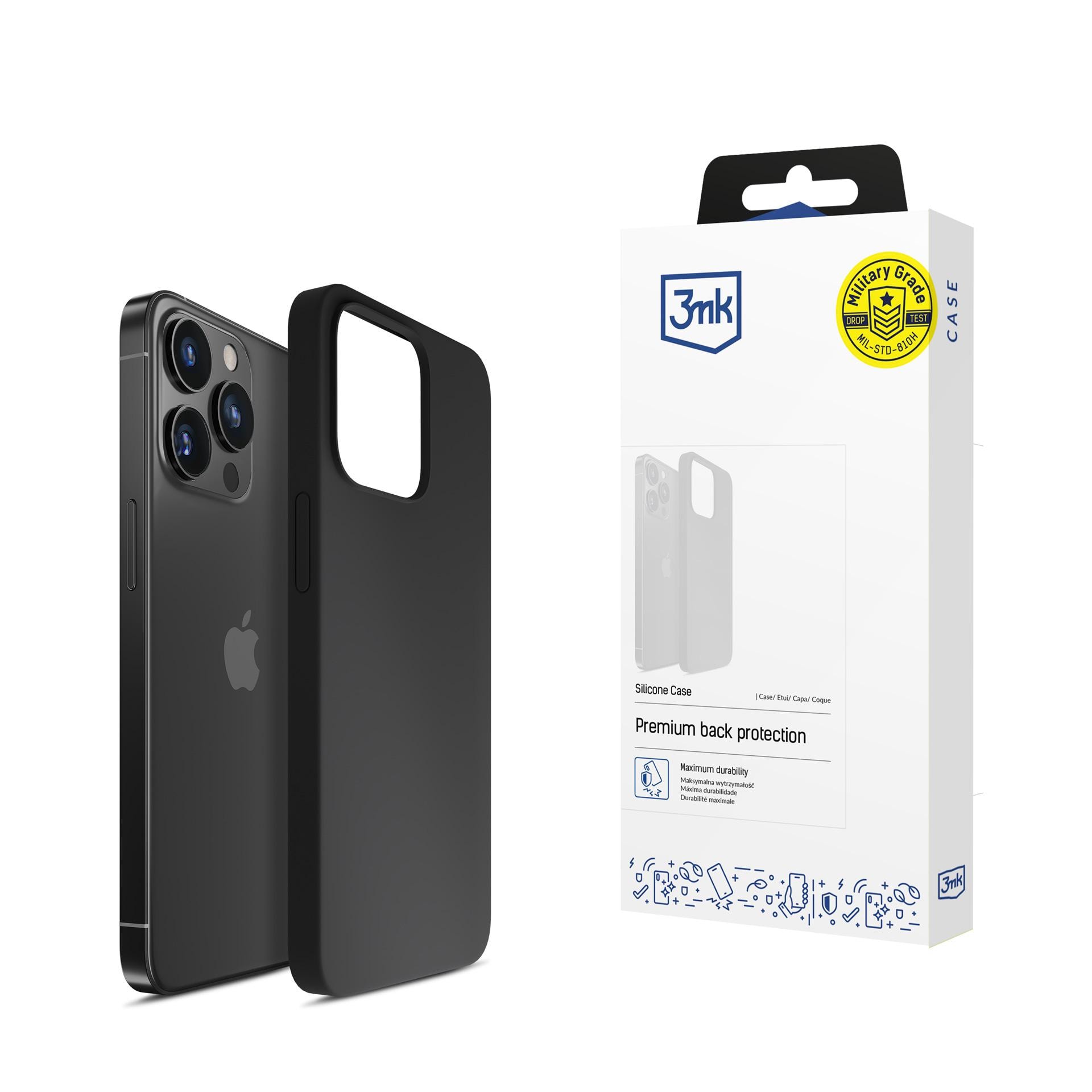 Apple iPhone 15 Pro – 3mk silikonfodral