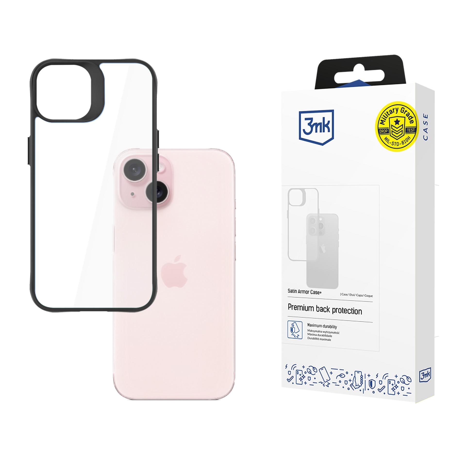 Apple iPhone 15 – 3mk Satin Armor-skal+