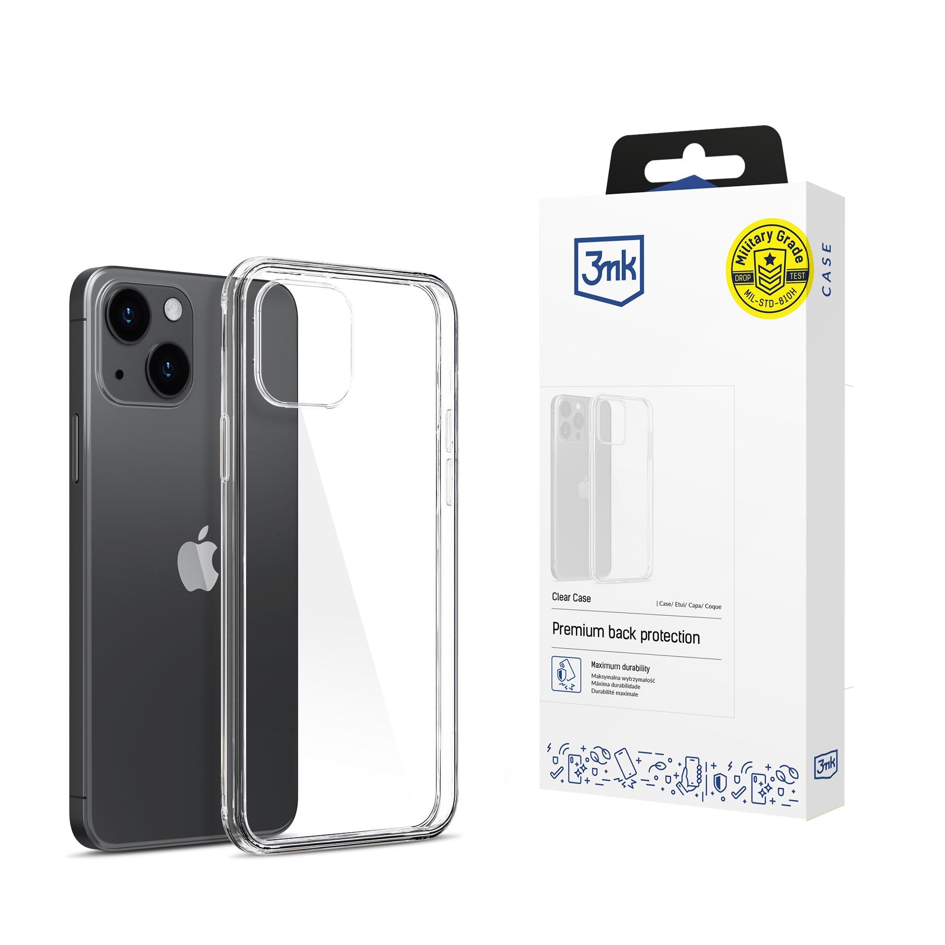Apple iPhone 15 Plus – 3mk genomskinligt skal