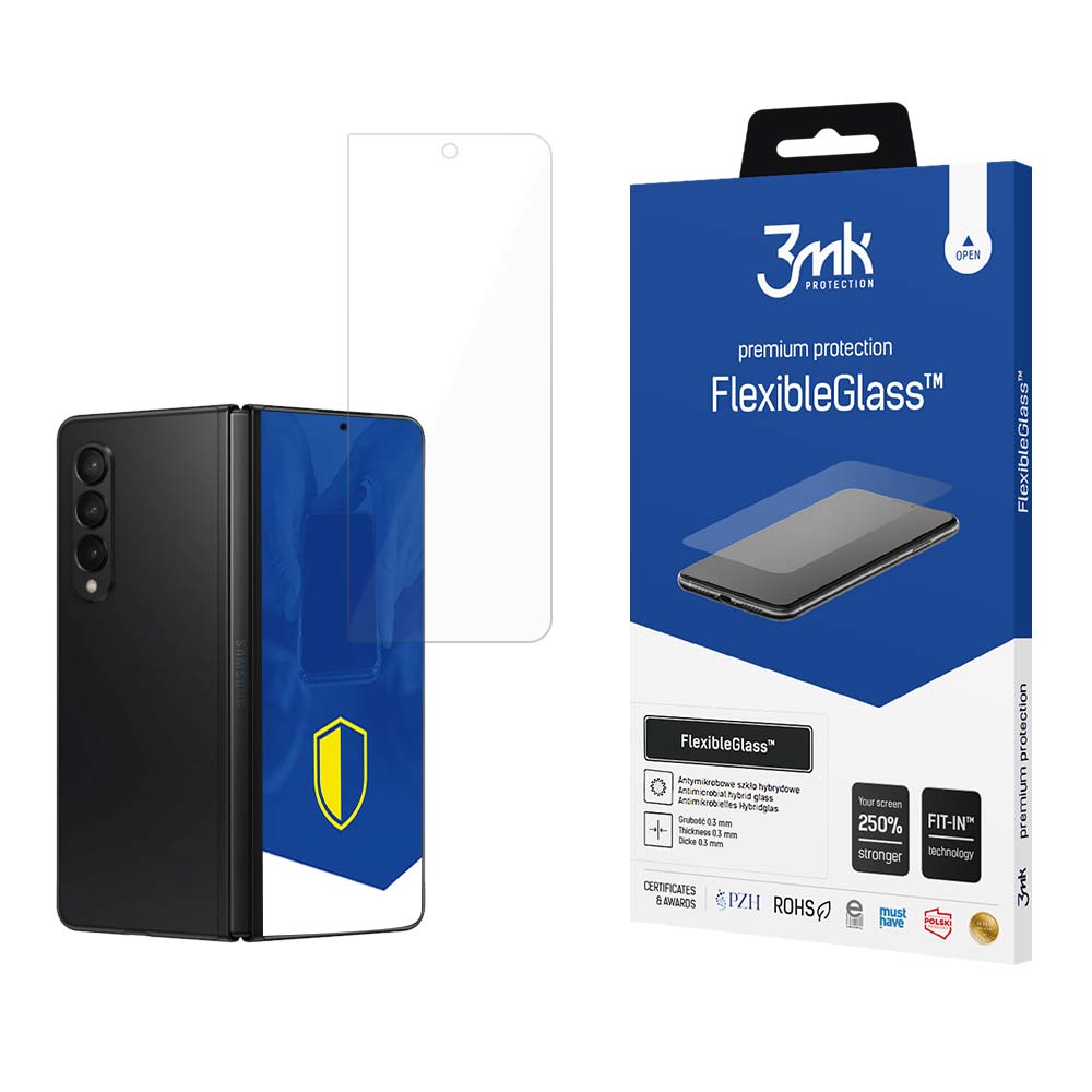 3mk FlexibleGlass™ hybridglas på Samsung Galaxy Z Fold 5 (framsida)