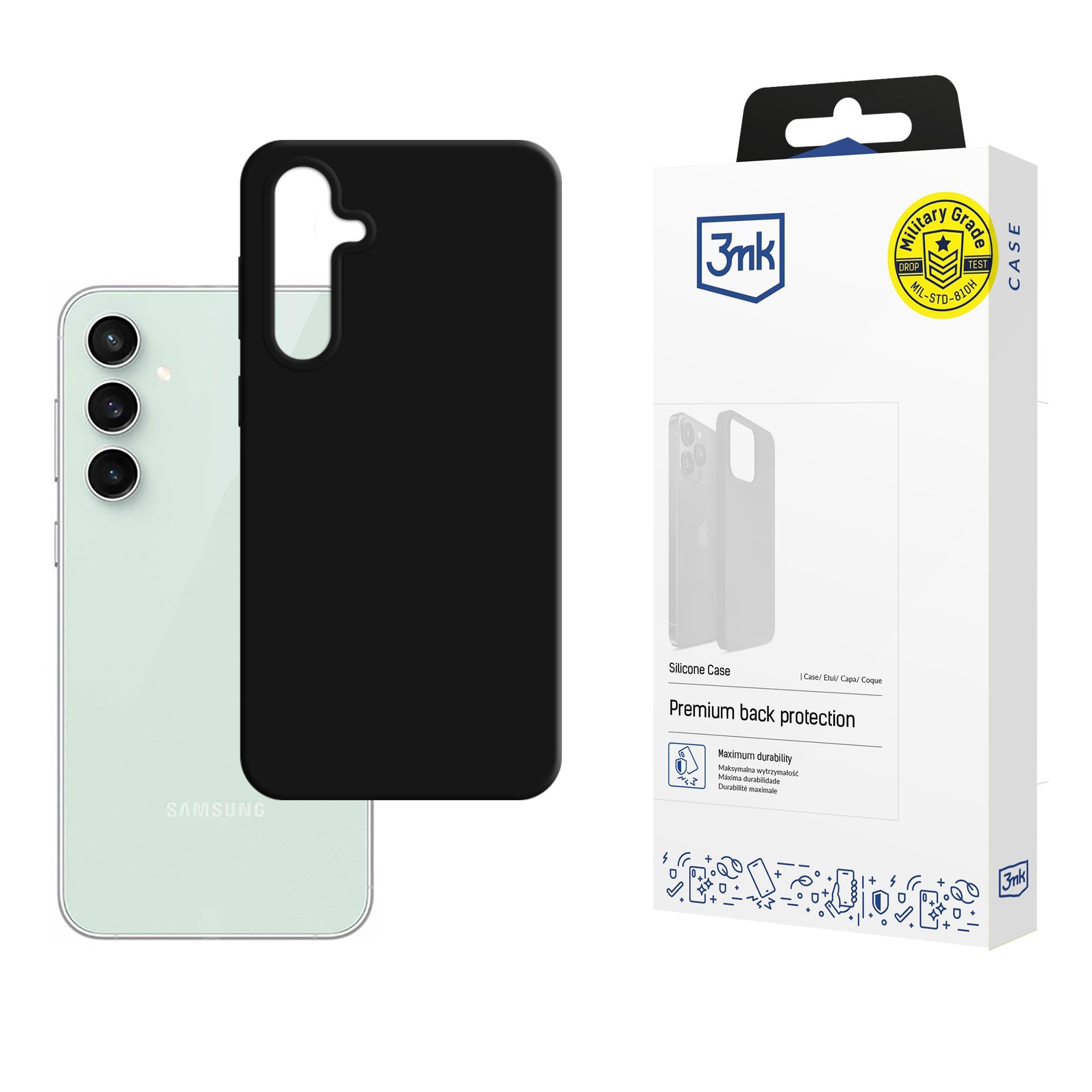 Samsung Galaxy S23 FE – 3mk silikonfodral