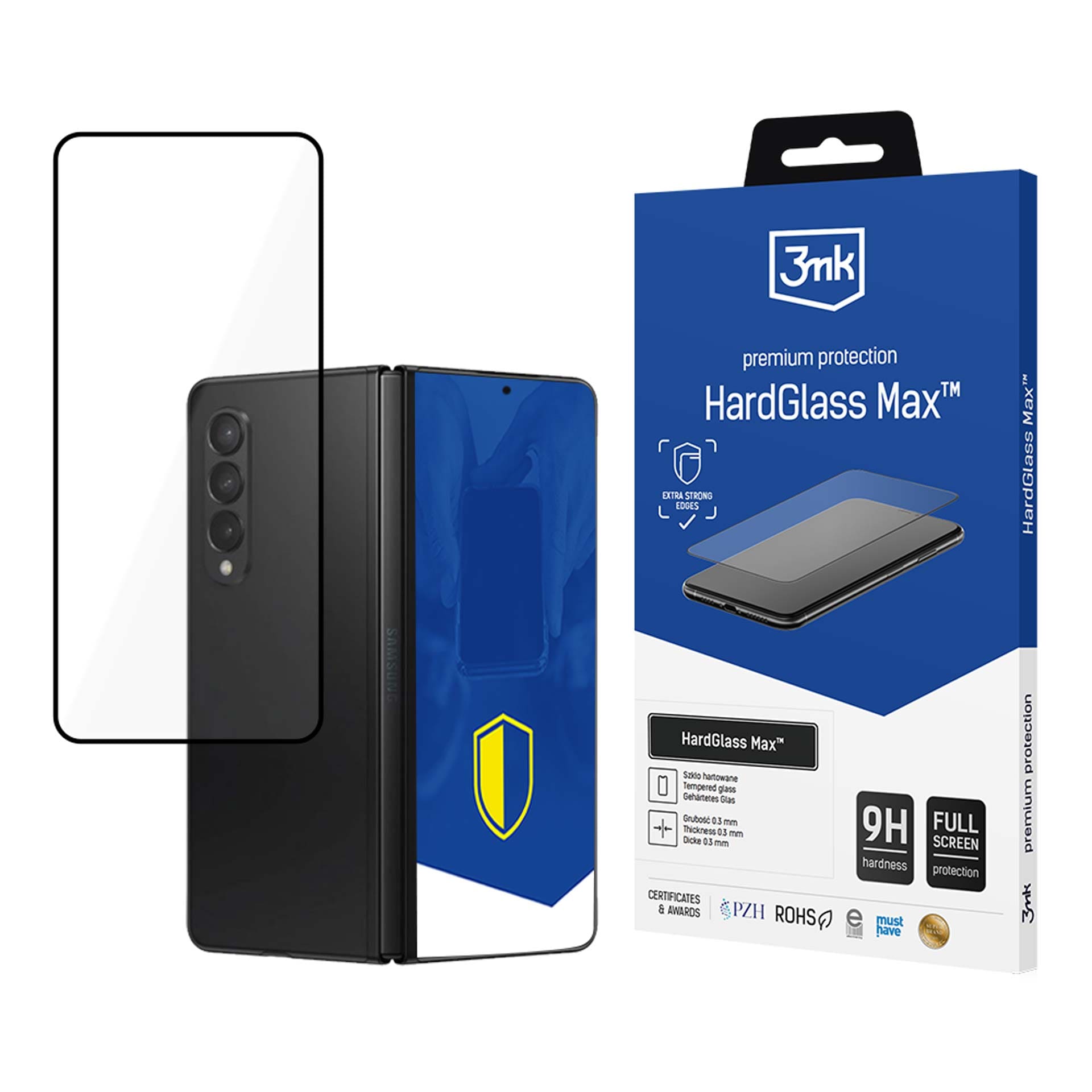 Samsung Galaxy Z Fold 5 (framsida) – 3mk HardGlass Max™