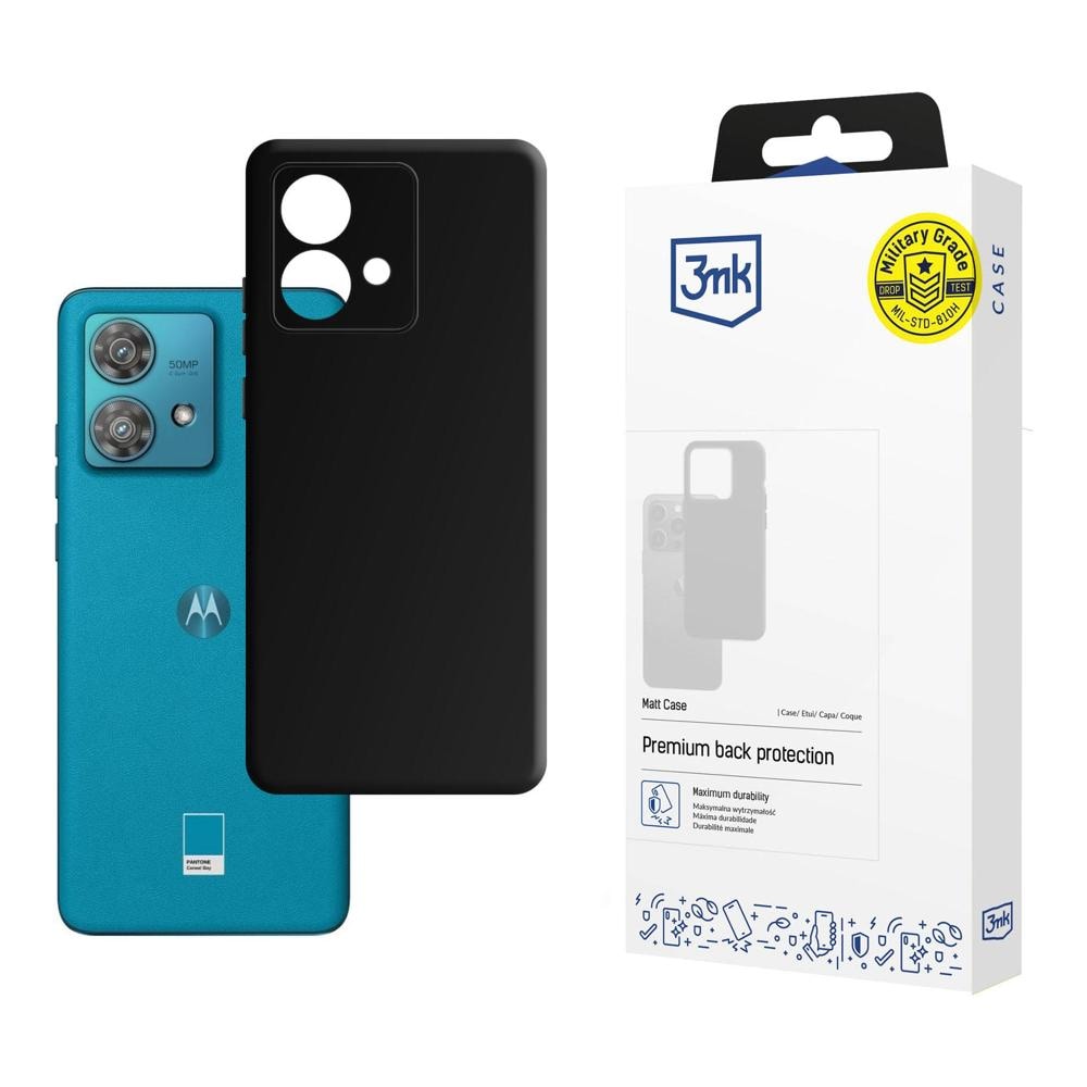 Motorola Edge 40 Neo – 3mk matt skal, svart
