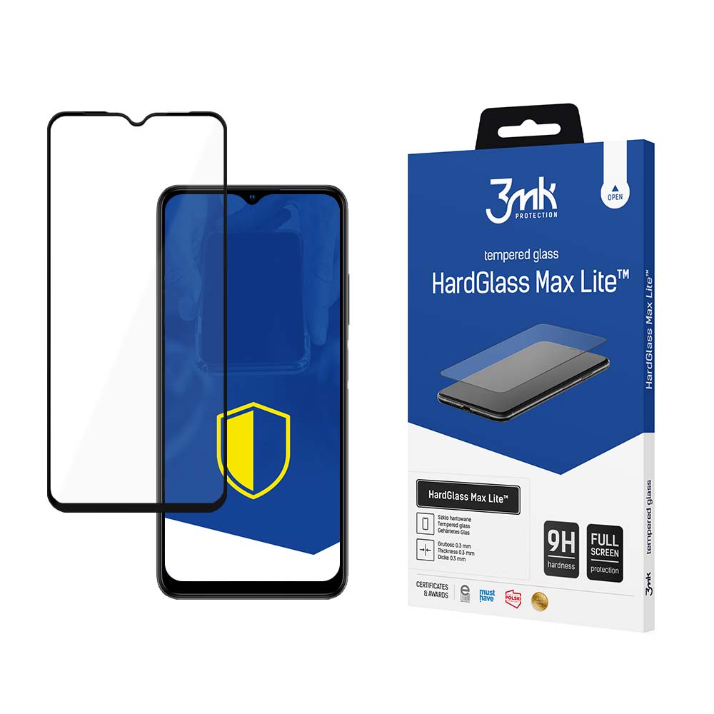9H 3mk HardGlass Max Lite™-glas till Oppo A38