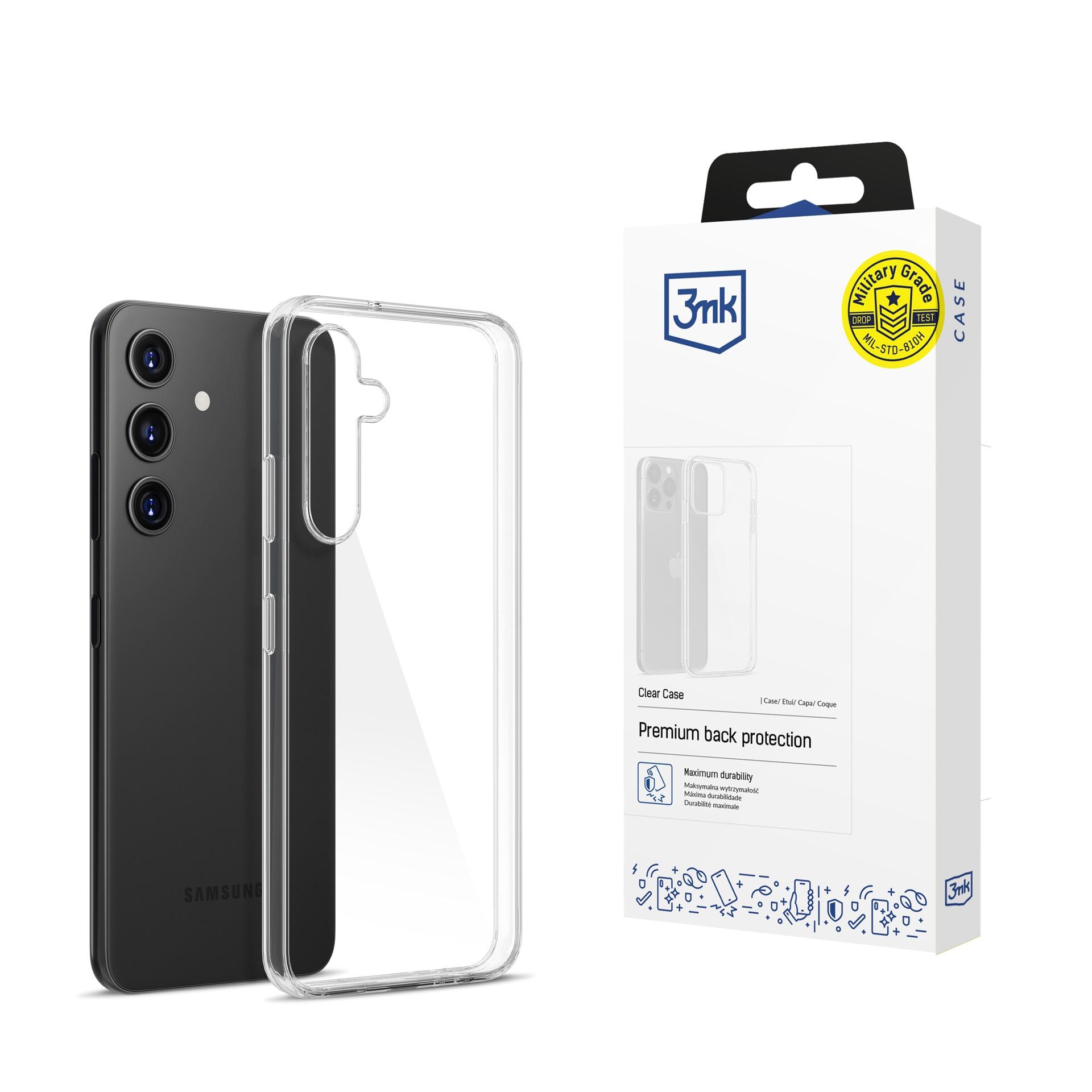 3mk genomskinligt skal till Samsung Galaxy S24 – transparent