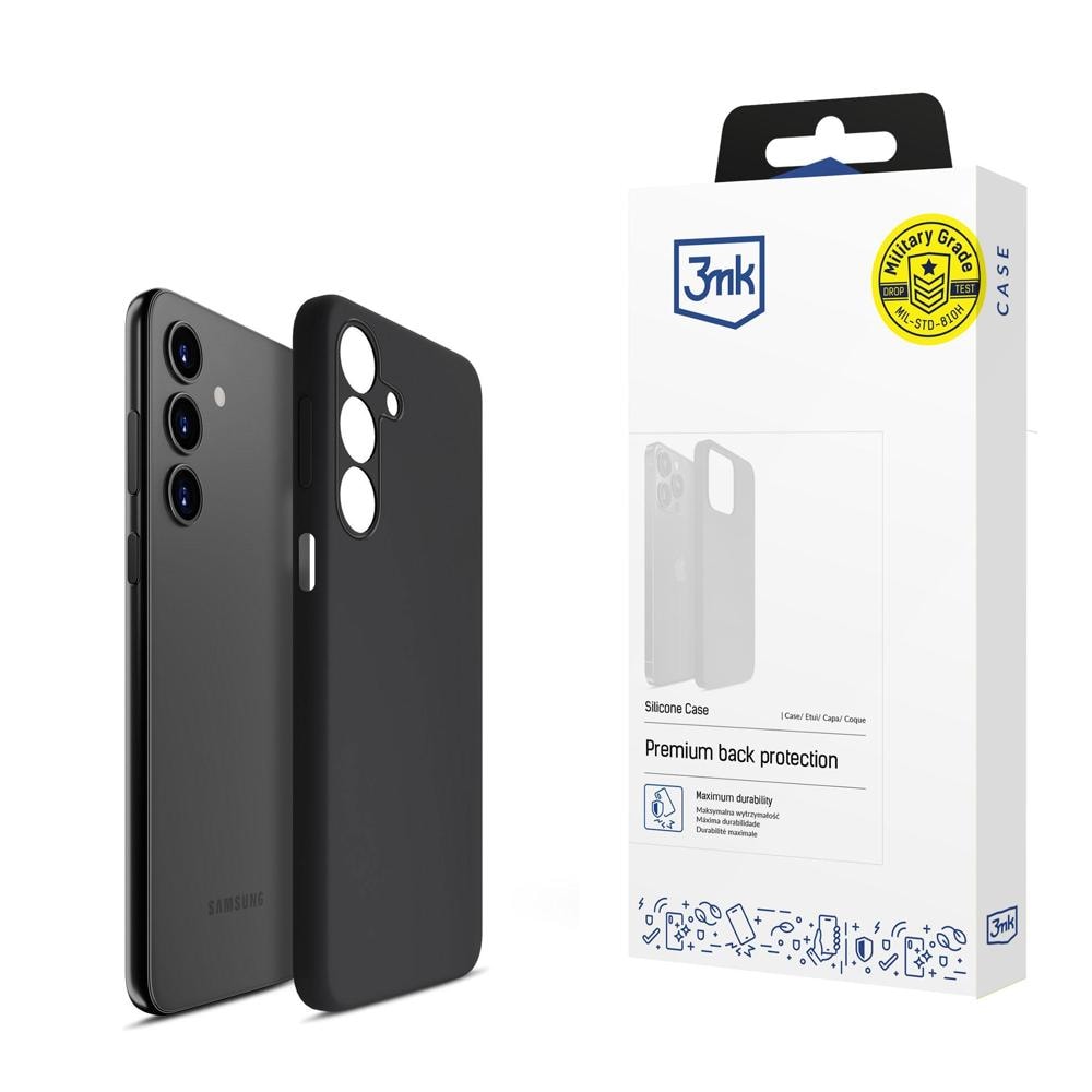 3mk silikonfodral till Samsung Galaxy A15 5G – svart