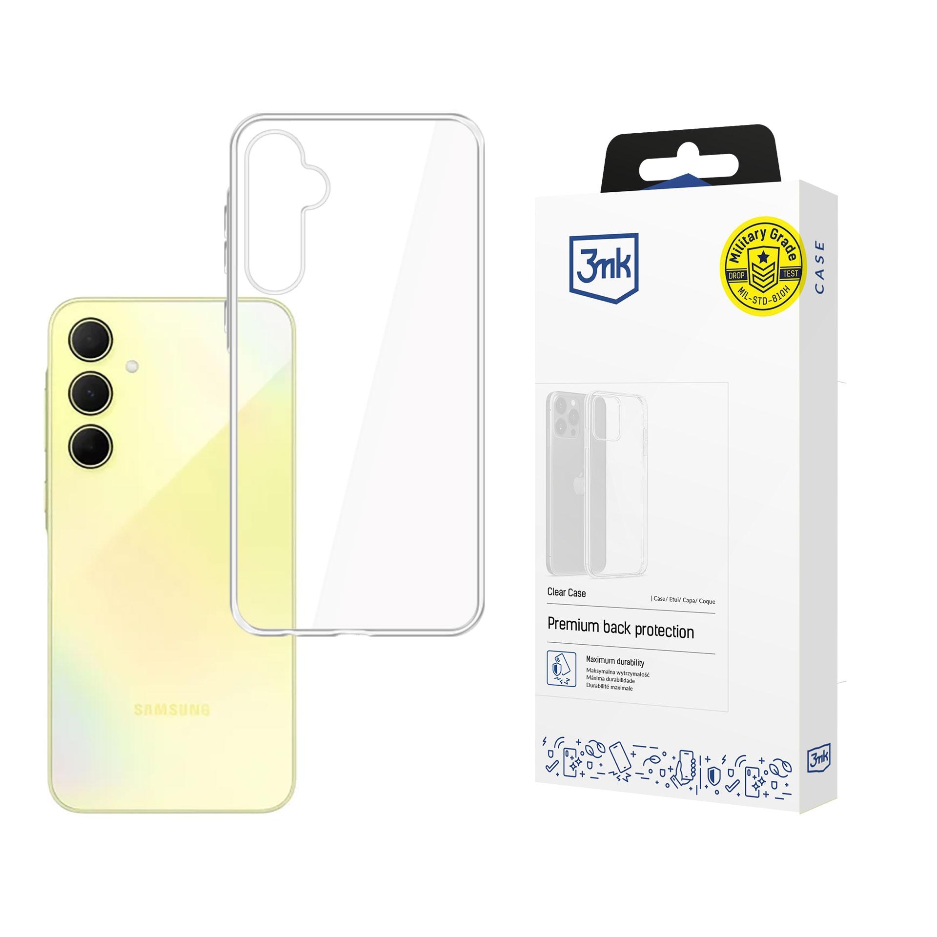 3mk genomskinligt skal till Samsung Galaxy A35 5G – transparent
