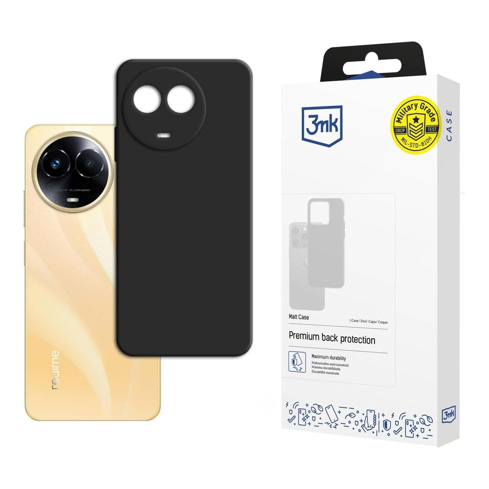 3mk matt skal till Realme 11 5G – Svart