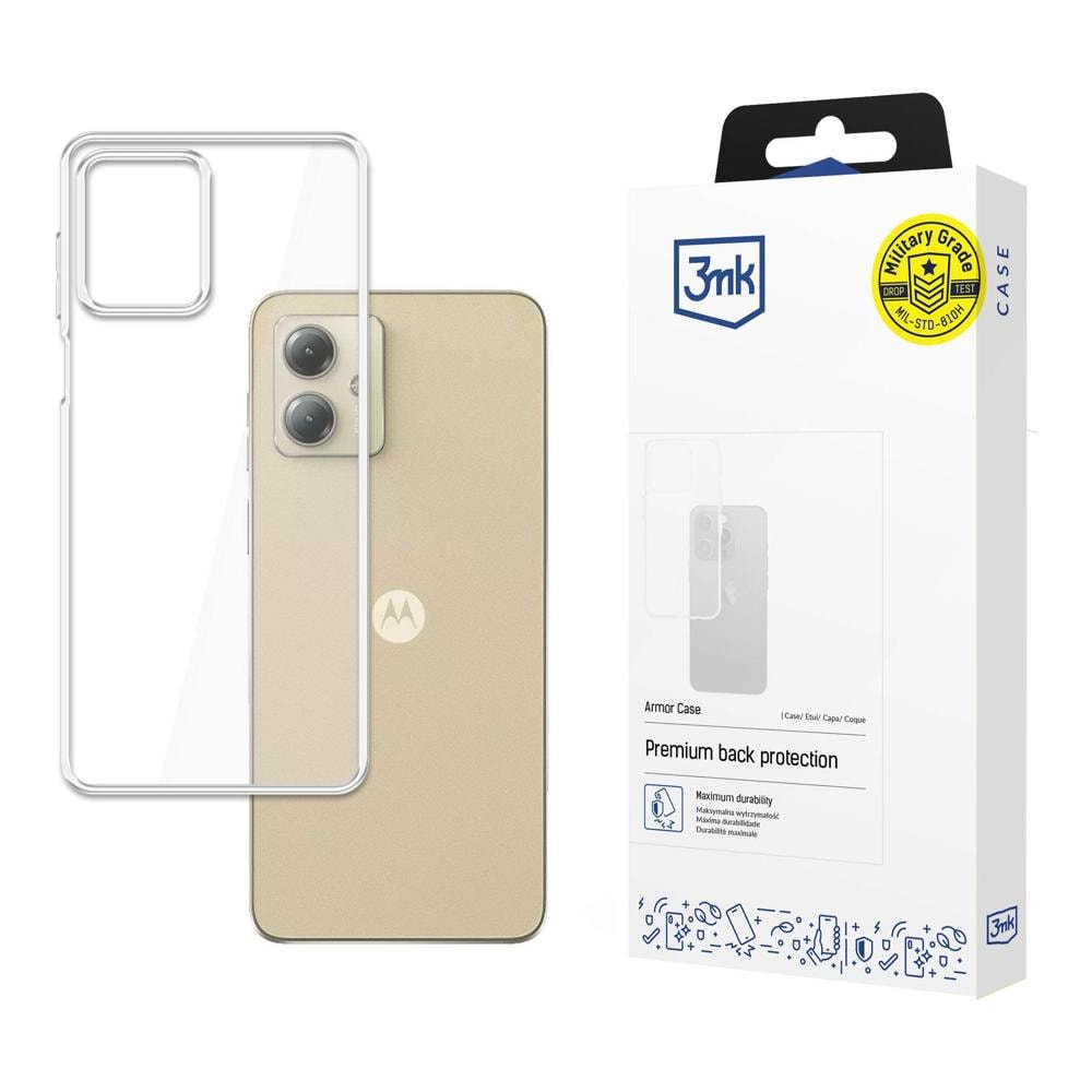 3mk Armor-fodral till Motorola Moto G14 – genomskinligt