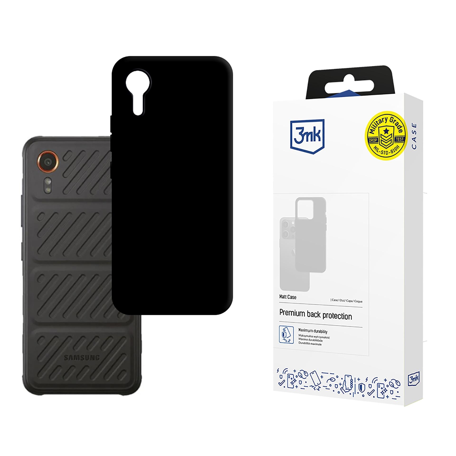 3mk matt skal till Samsung Galaxy XCover 7 – svart