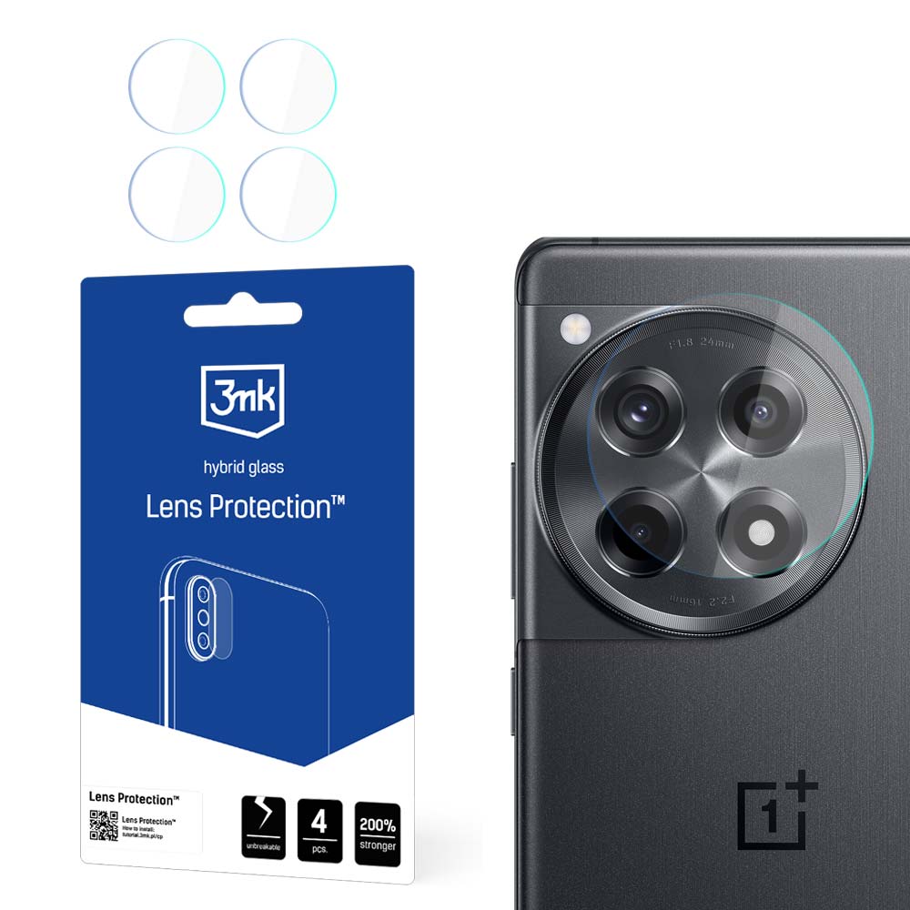 3mk Lens Protection™ hybridkameraglas för OnePlus 12R