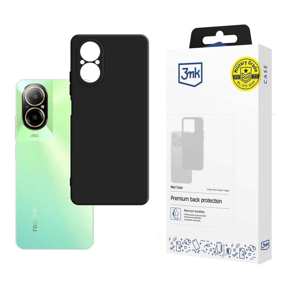 3mk matt skal till Realme C67 – svart