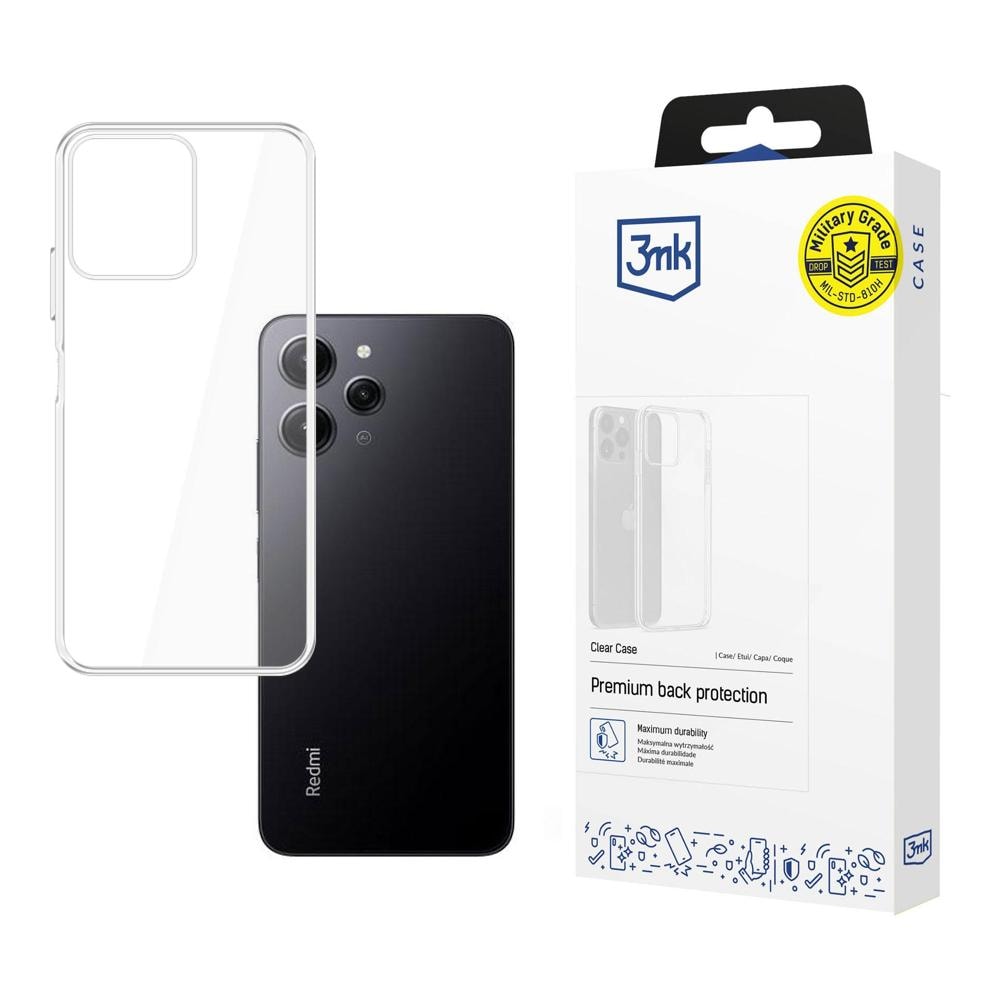 3mk genomskinligt skal till Xiaomi Redmi 12 – transparent
