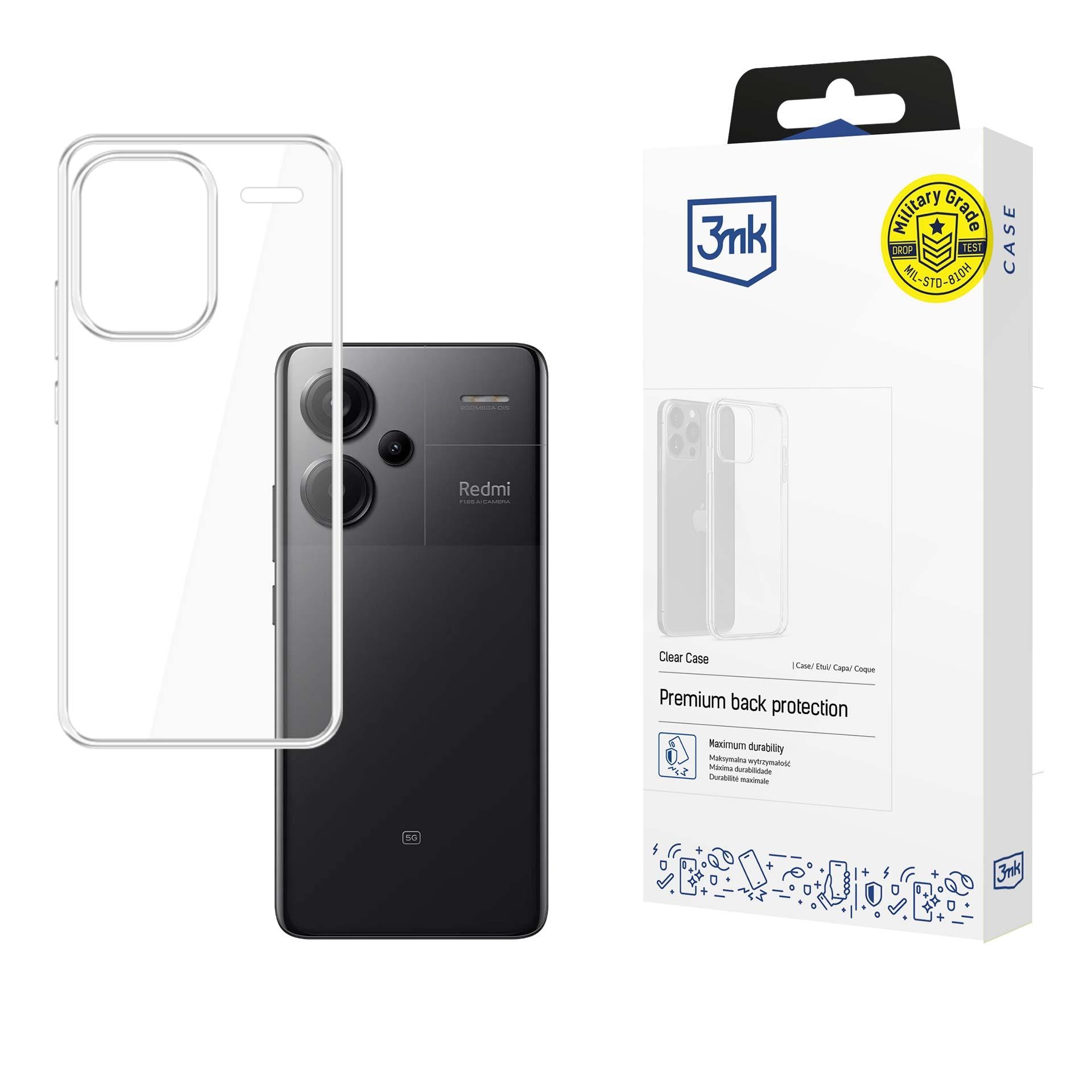 3mk genomskinligt skal till Xiaomi Redmi Note 13 Pro+ – transparent