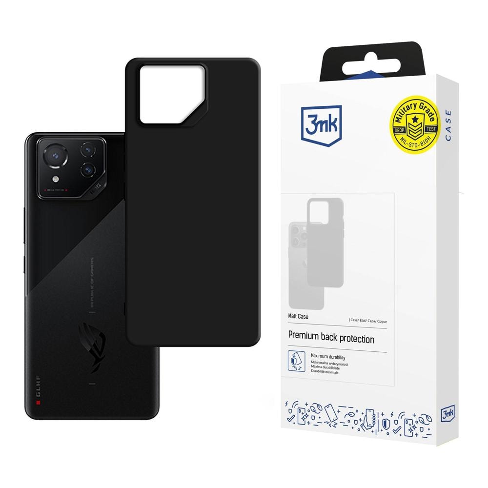 3mk matt skal till Asus ROG Phone 8 – svart