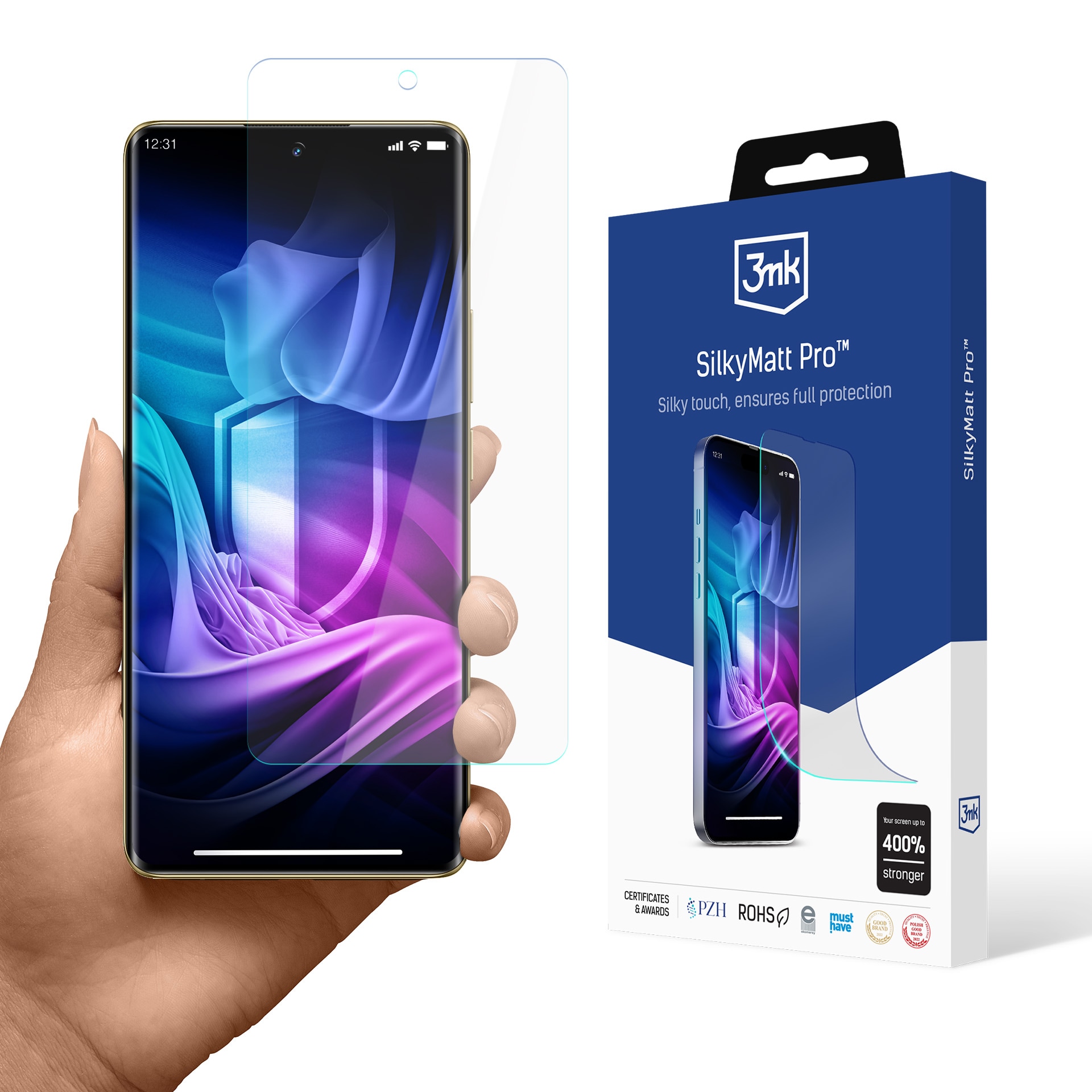3mk Silky Matt Pro matt skyddsfilm för Realme 12 Pro och 12 Pro+