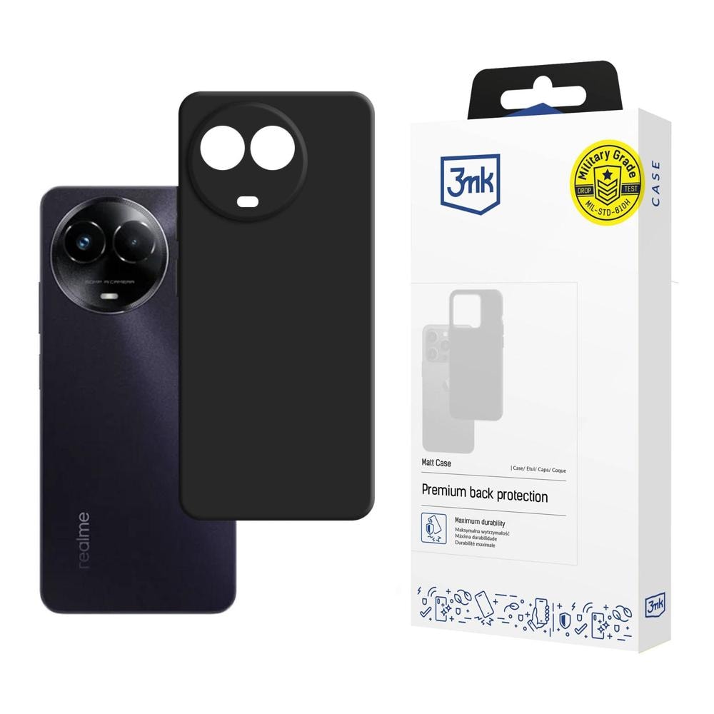 3mk matt skal till Realme C67 5G – svart