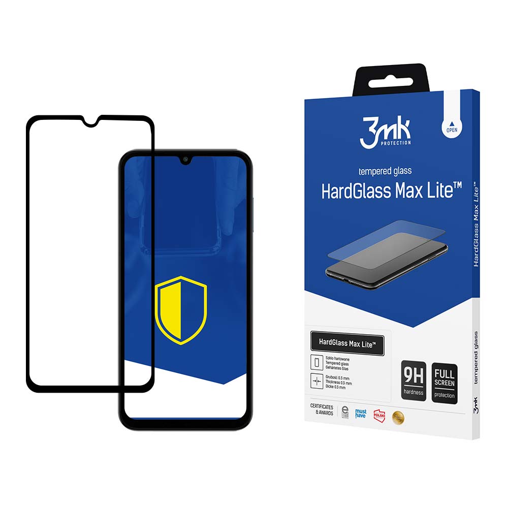 9H 3mk HardGlass Max Lite™-glas till Samsung Galaxy M15 5G