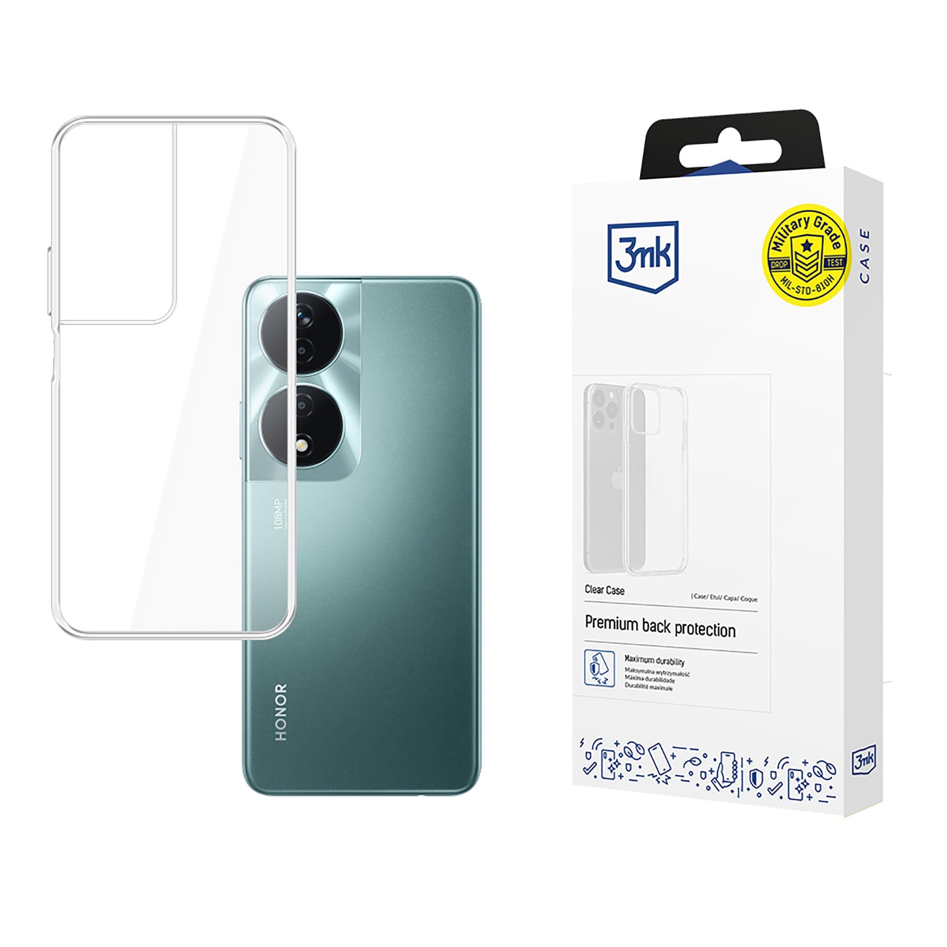 3mk genomskinligt skal till Honor 90 Smart – transparent