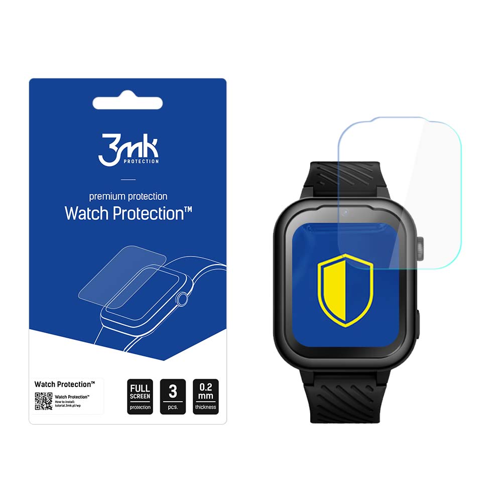 3mk Watch Protection™ hybridglas jämfört med FlexibleGlass Lite på Garett Essa Go