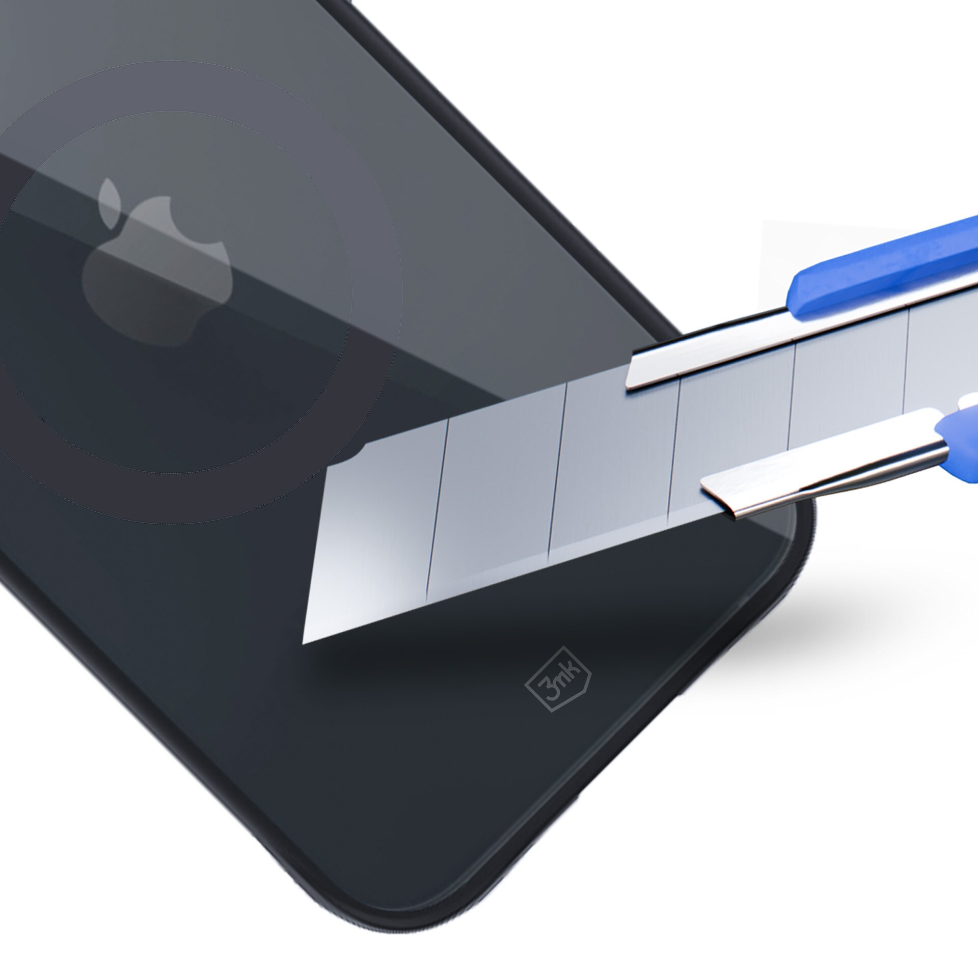 3mk Satin Armor MagCase med MagSafe til iPhone 13 / 14 – Gennemsigtig med sort ramme