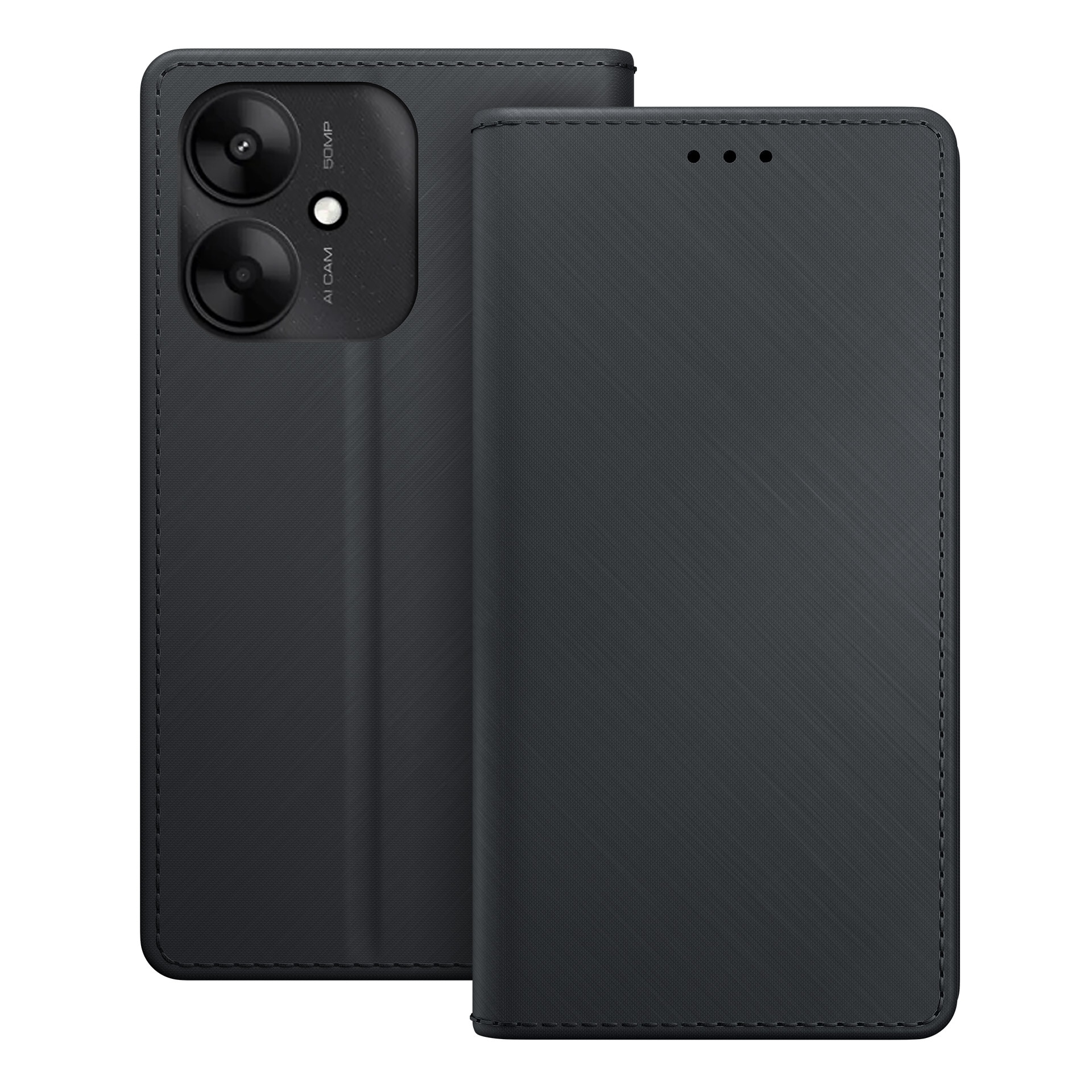 3mk plånboksfodral till Xiaomi Redmi 13C 5G – Svart
