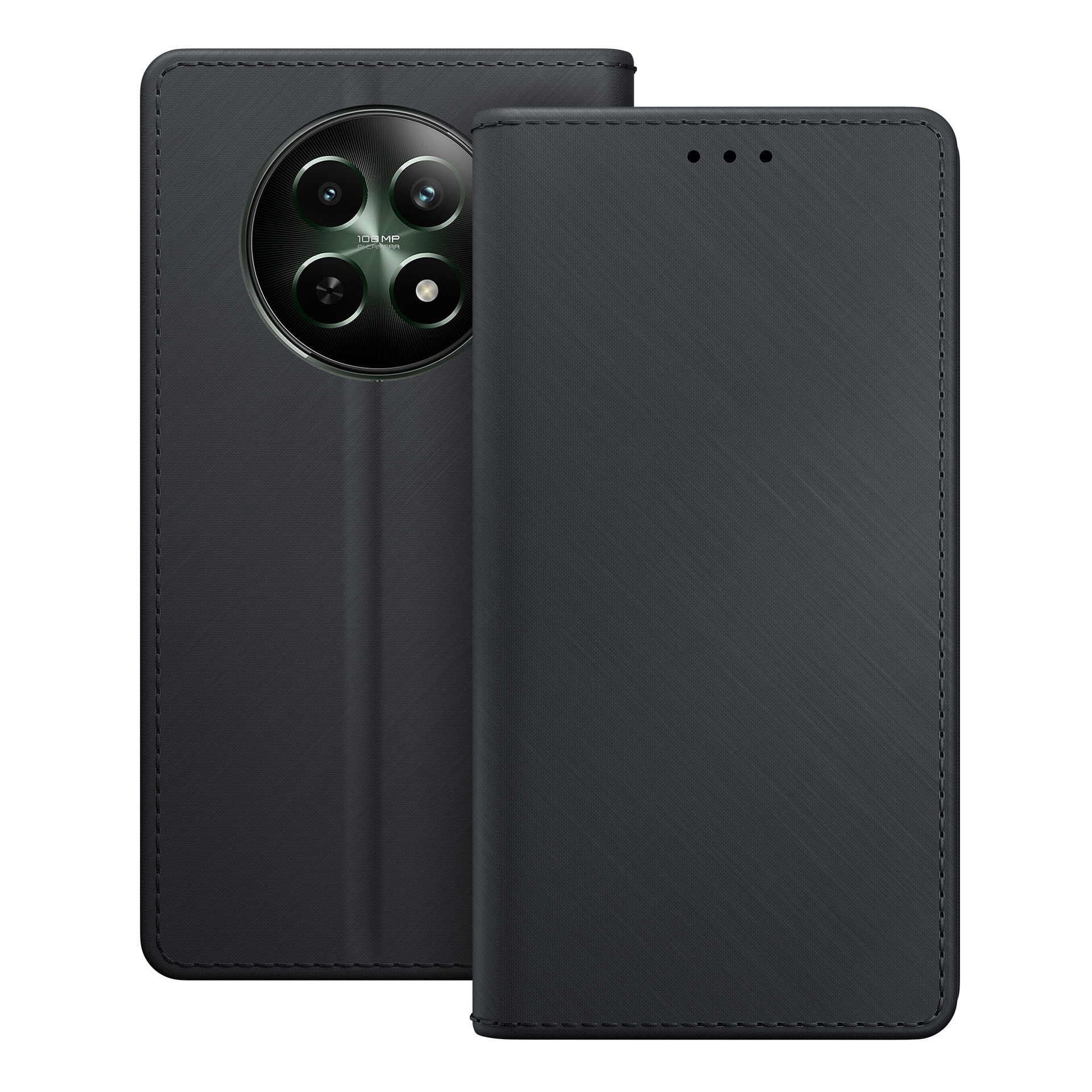 3mk-lommebog til Realme 12 5G – Sort