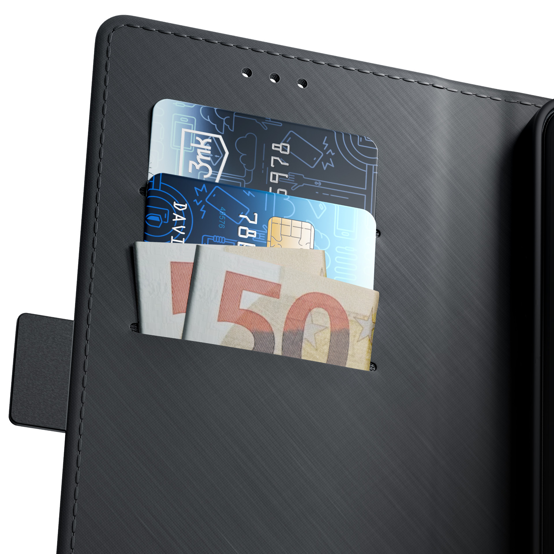 3mk plånboksfodral till Oppo A78 4G – Svart