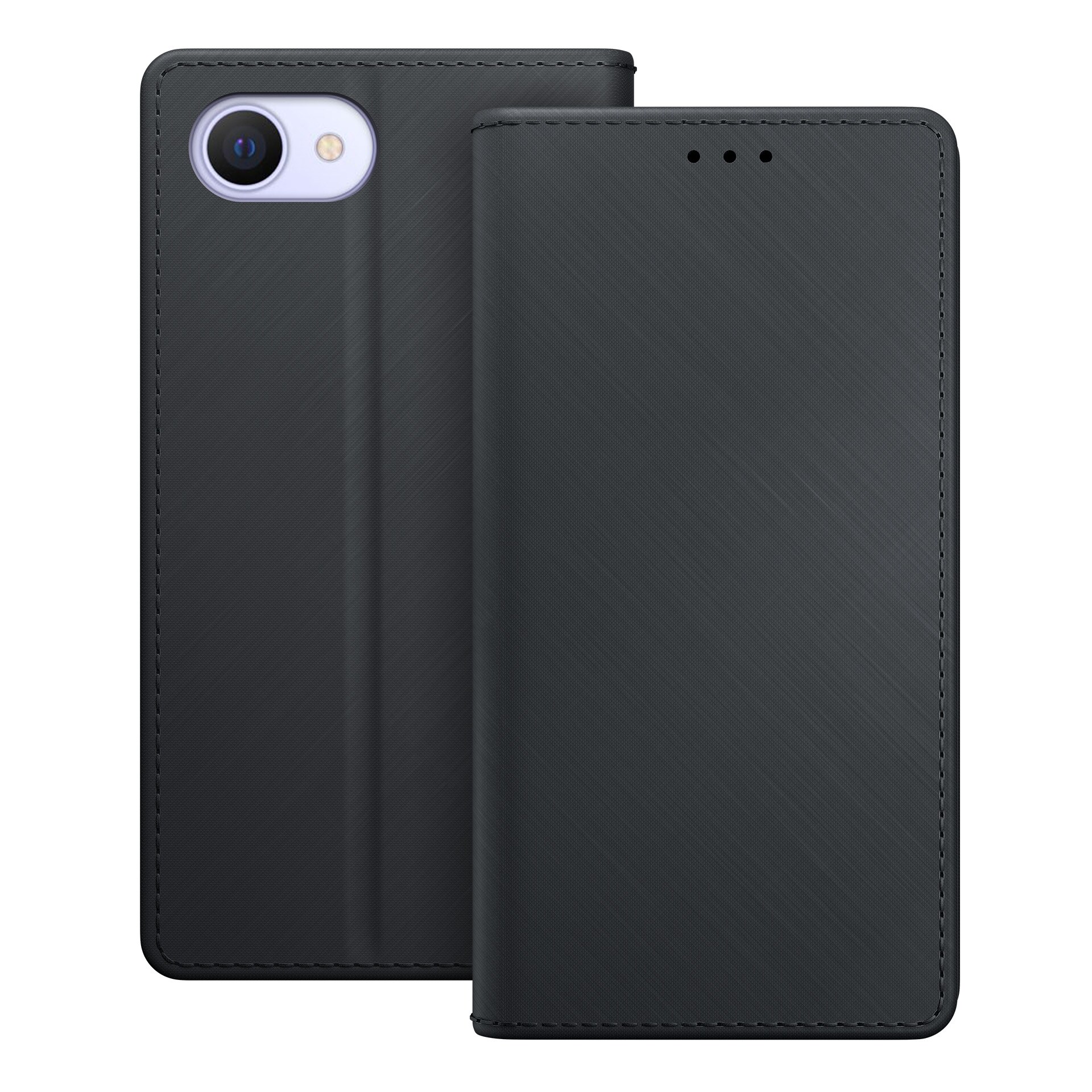 3mk plånboksfodral för iPhone 17e / 16e – svart