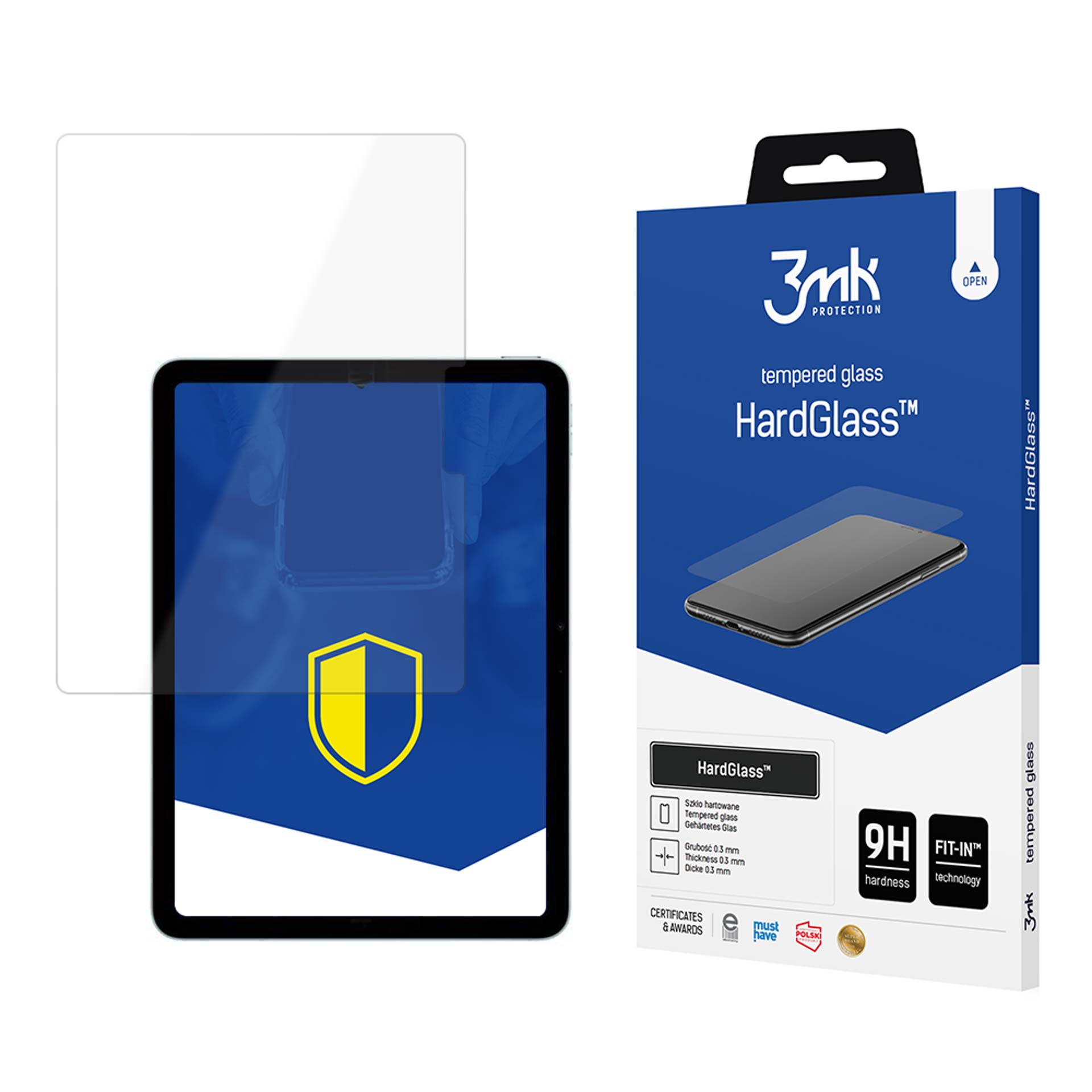 3mk HardGlass™ härdat glas till Apple iPad Pro 11" 2024 (5:e generationen)