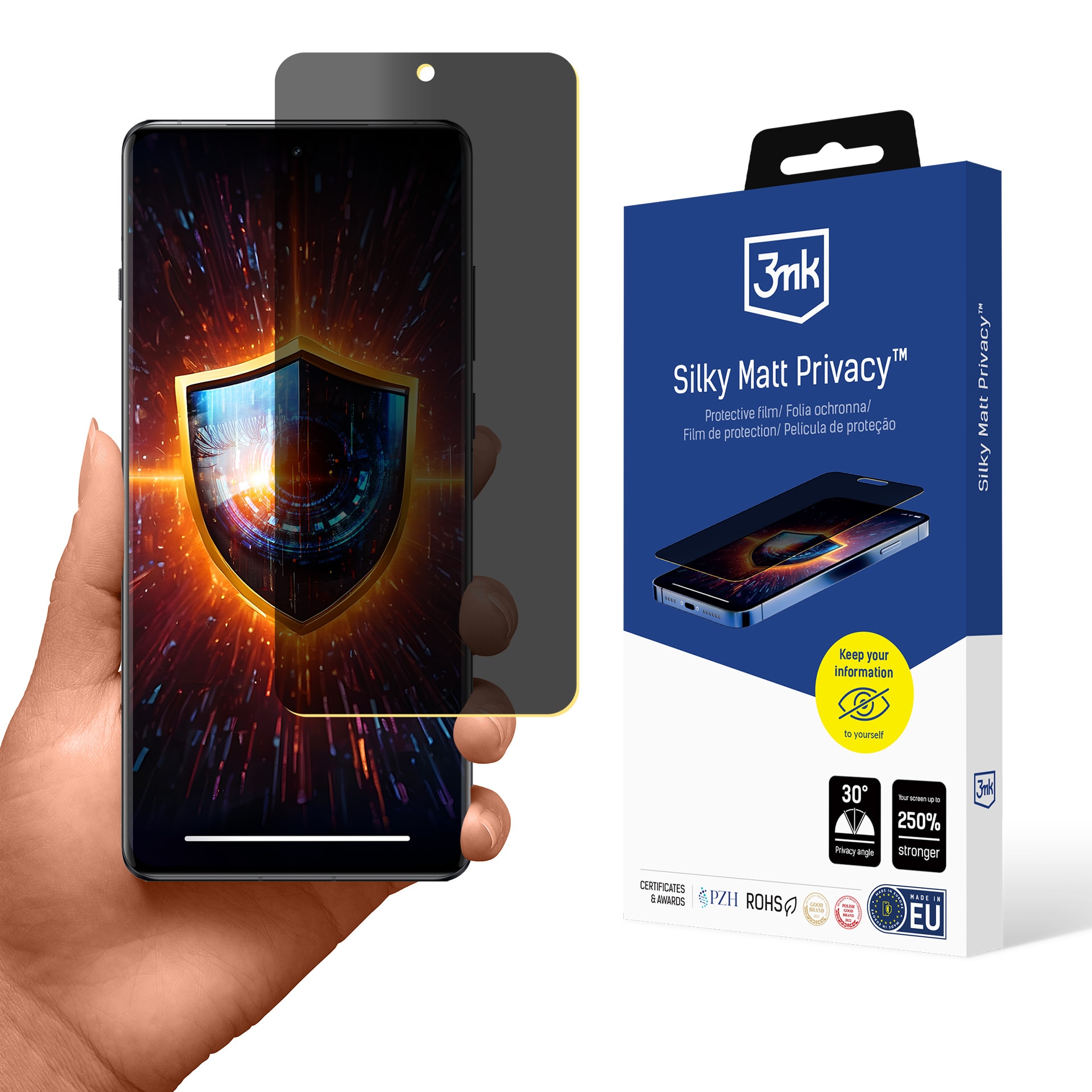 3mk Silky Matt skyddsfilm för OnePlus 12