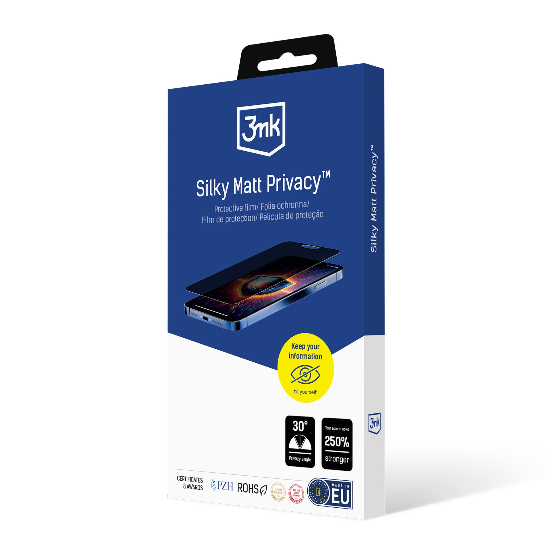3mk Silky Matt Privacy – skärmskydd med integritetsskydd för Samsung Galaxy A25 5G