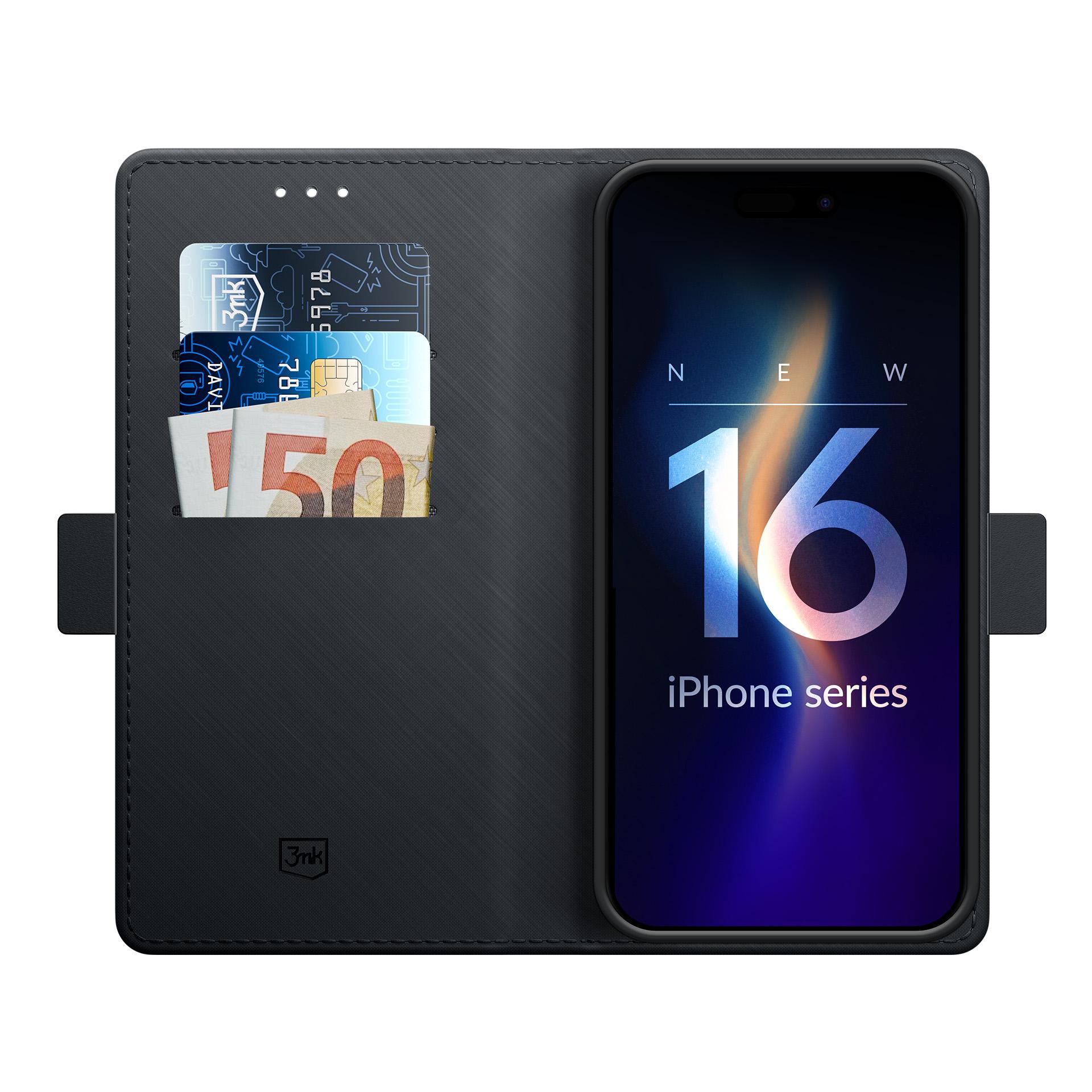 3mk-lommebogset til iPhone 16 Pro – Sort