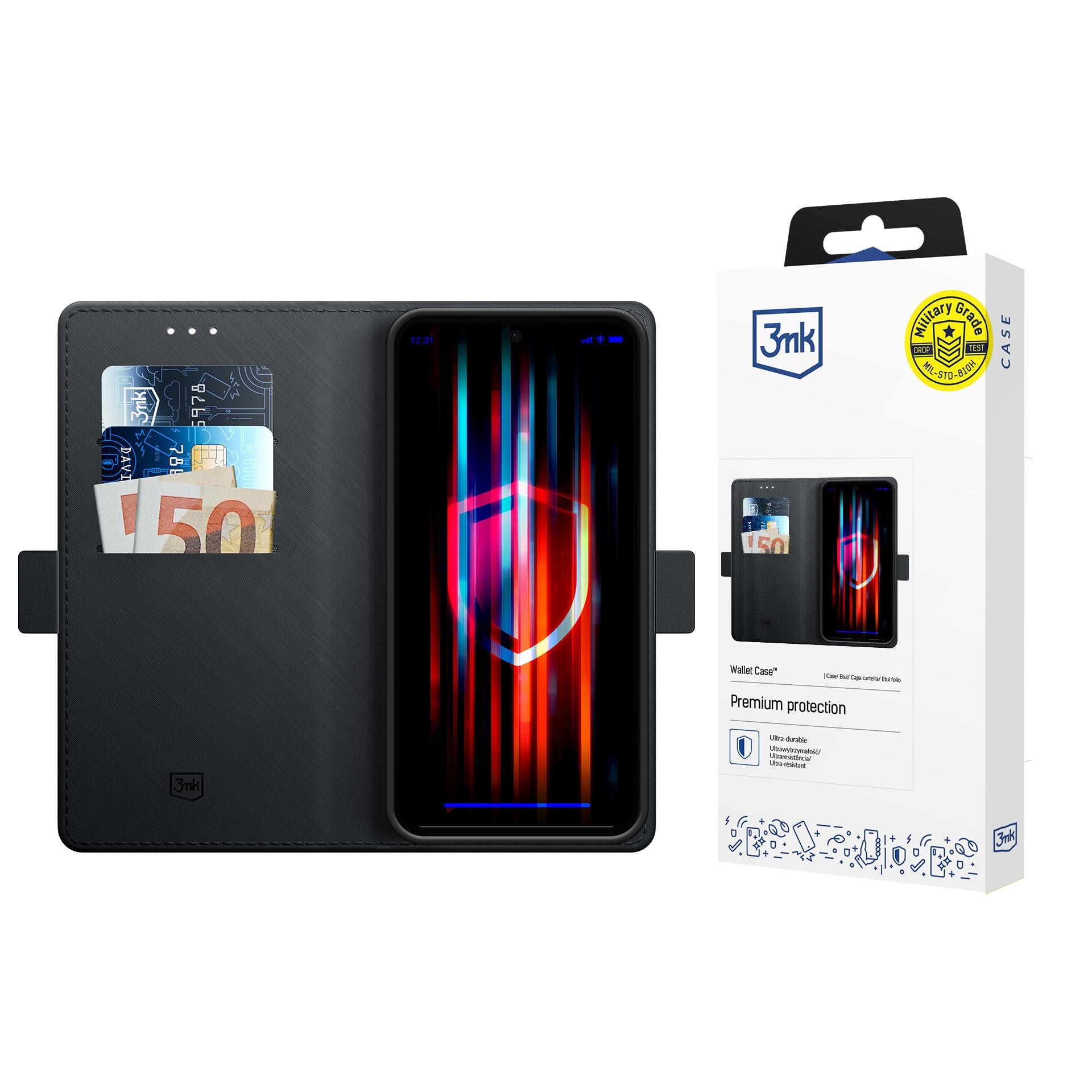 3mk plånboksfodral till Xiaomi 13 Lite – svart