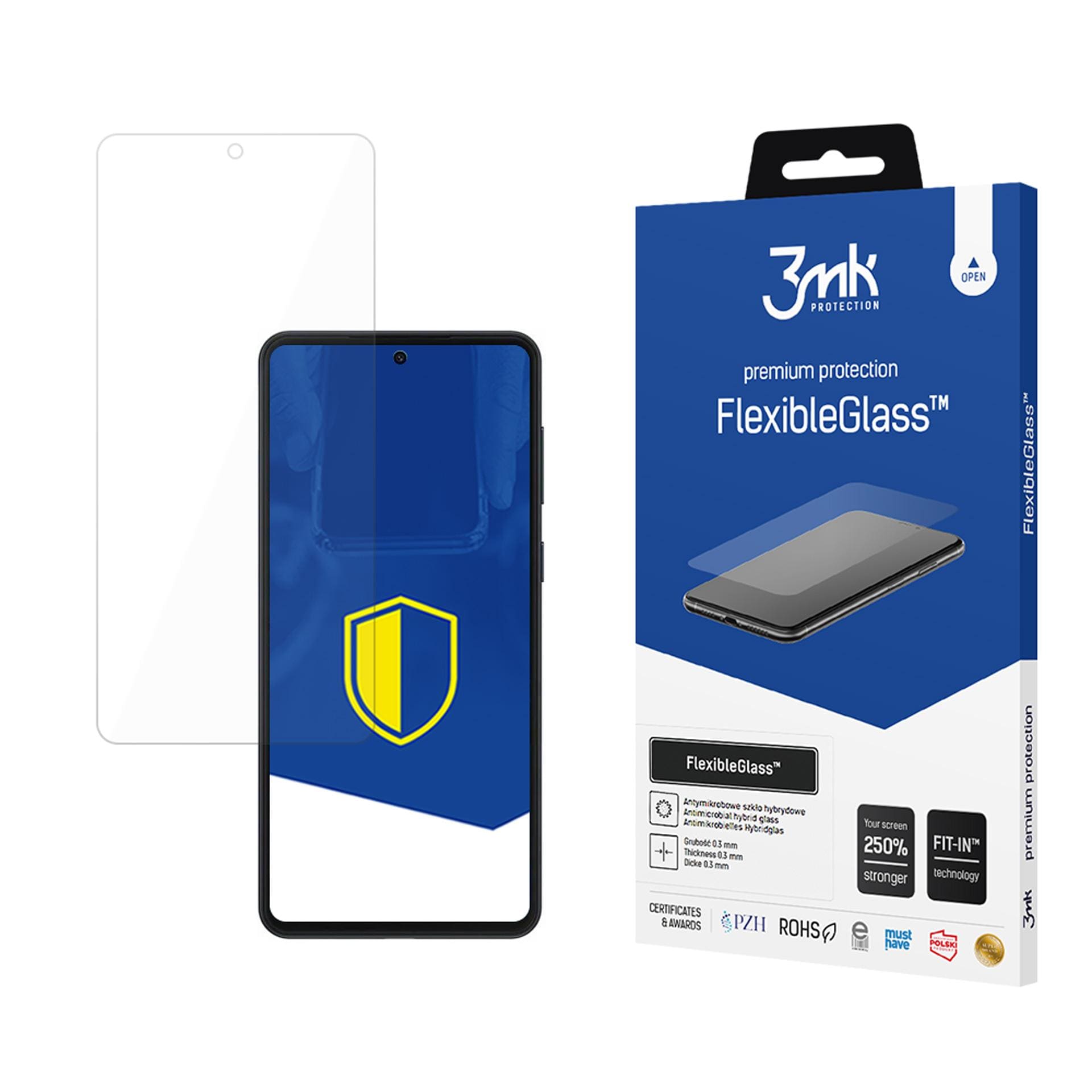 Härdat glas 3mk FlexibleGlass till Samsung Galaxy M55