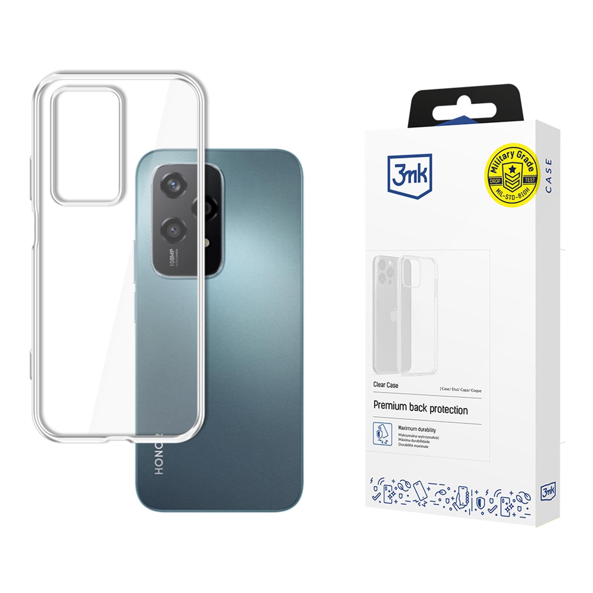 3mk genomskinligt skal till Honor 200 Lite – transparent