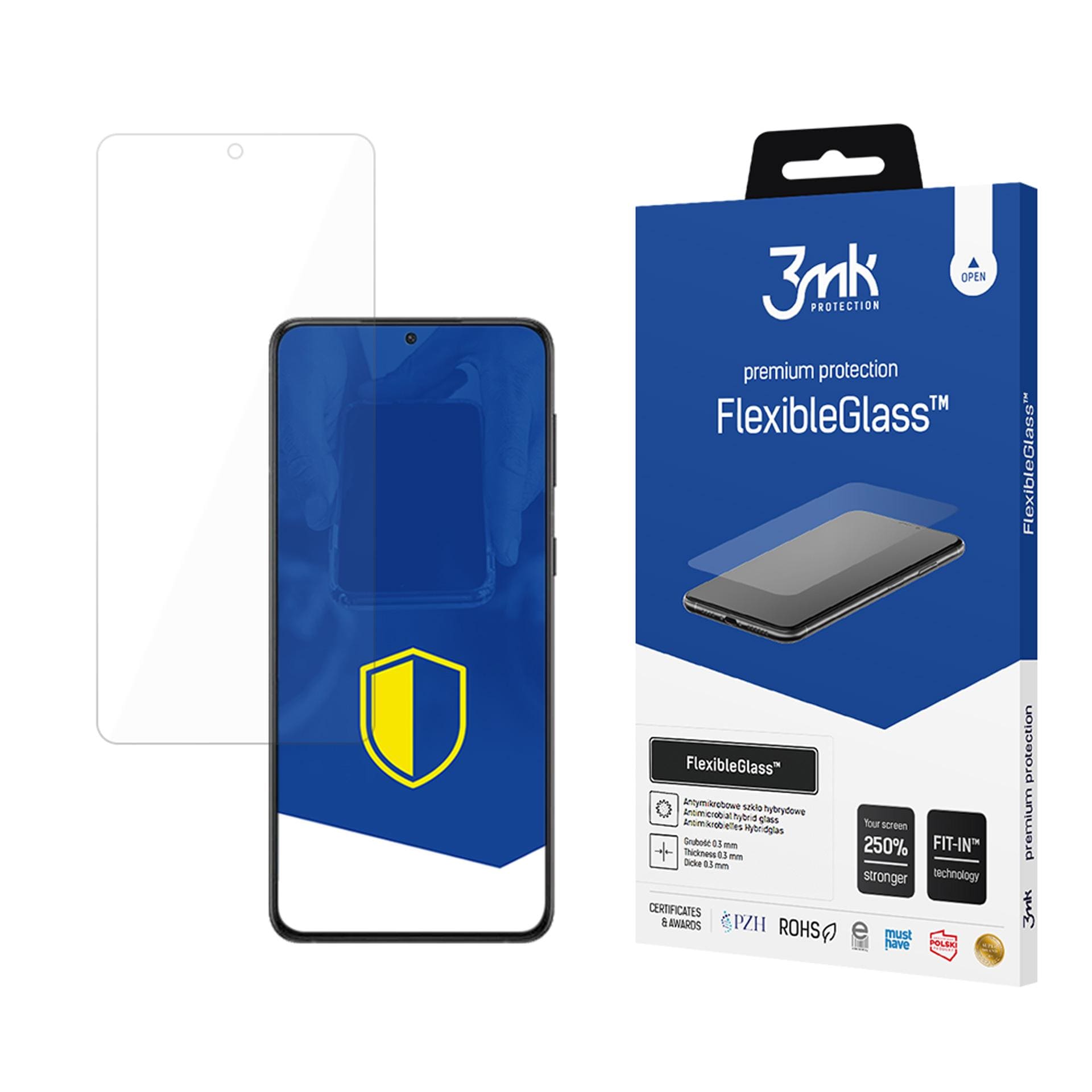 Härdat glas 3mk FlexibleGlass till Samsung Galaxy S24 FE
