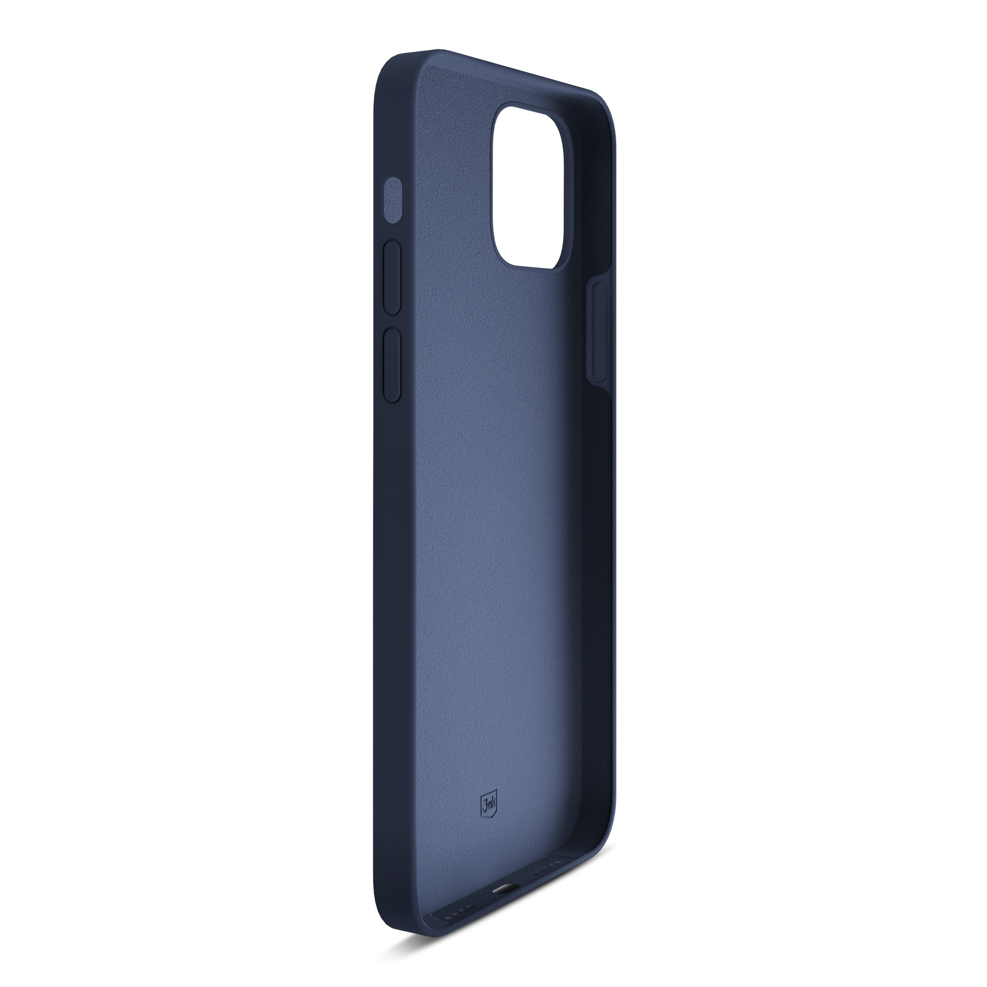 3mk silikonfodral för iPhone 15 Plus – marinblått