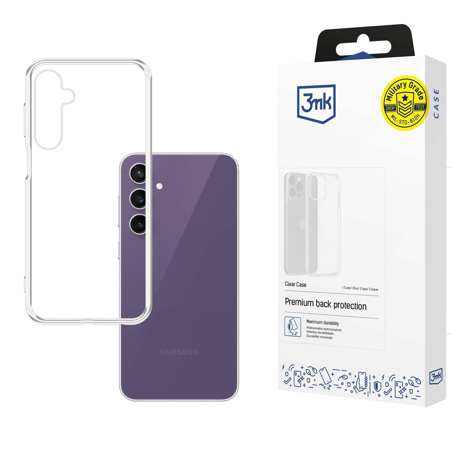 3mk genomskinligt skal till Samsung Galaxy S24 FE – transparent
