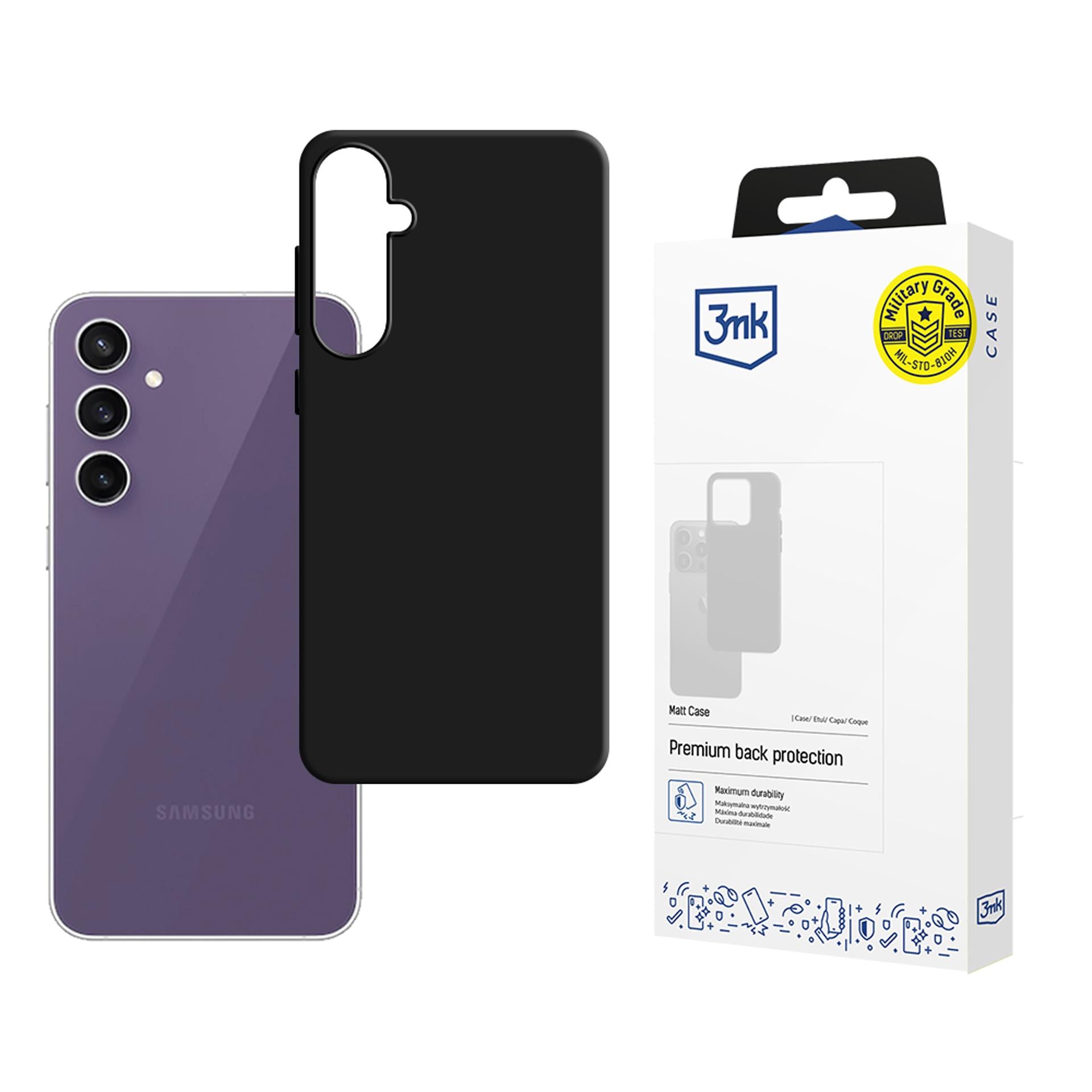 3mk matt skal till Samsung Galaxy S24 FE – Svart